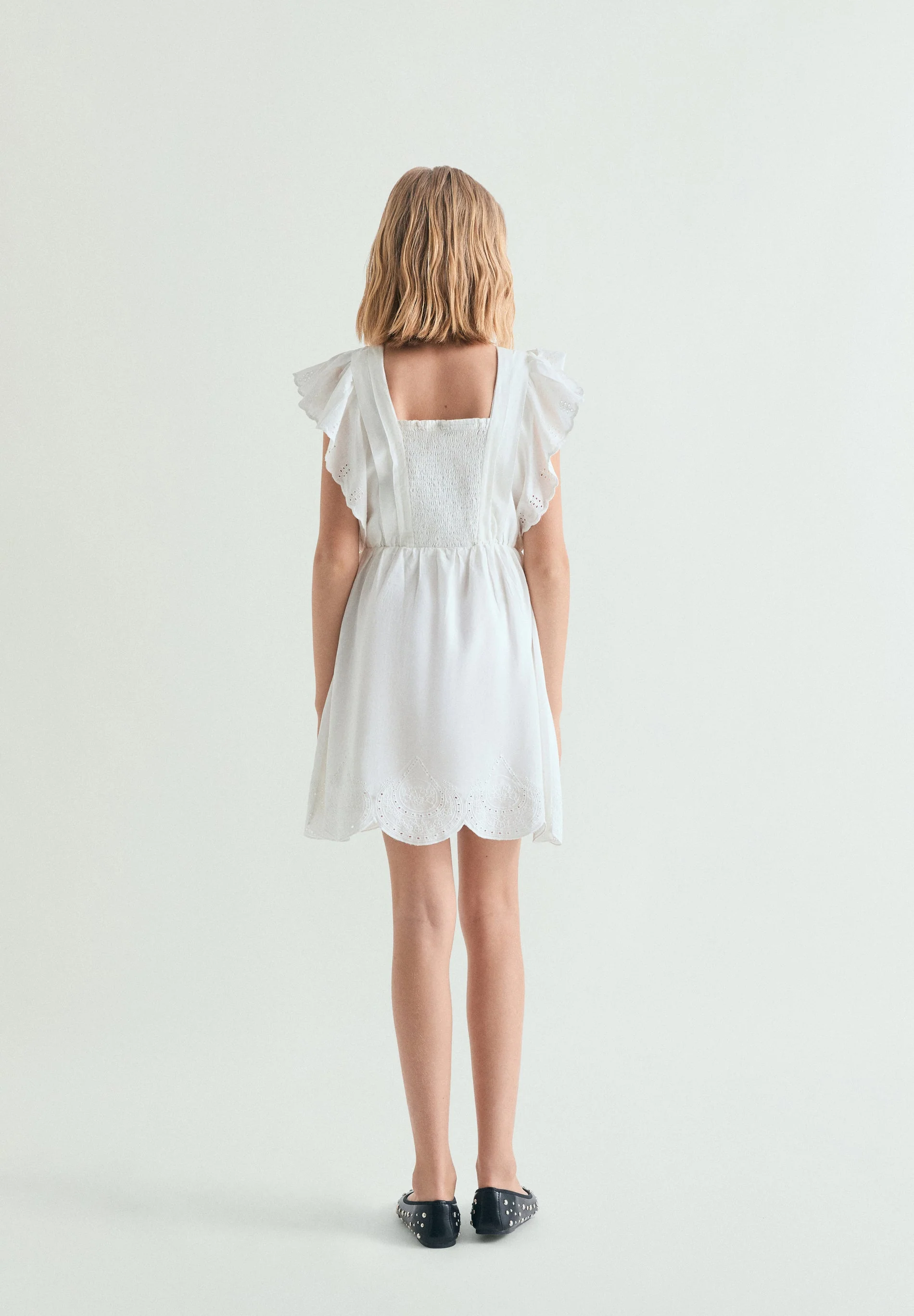 ROMANTIC PERFORATED DRESS - Image 4