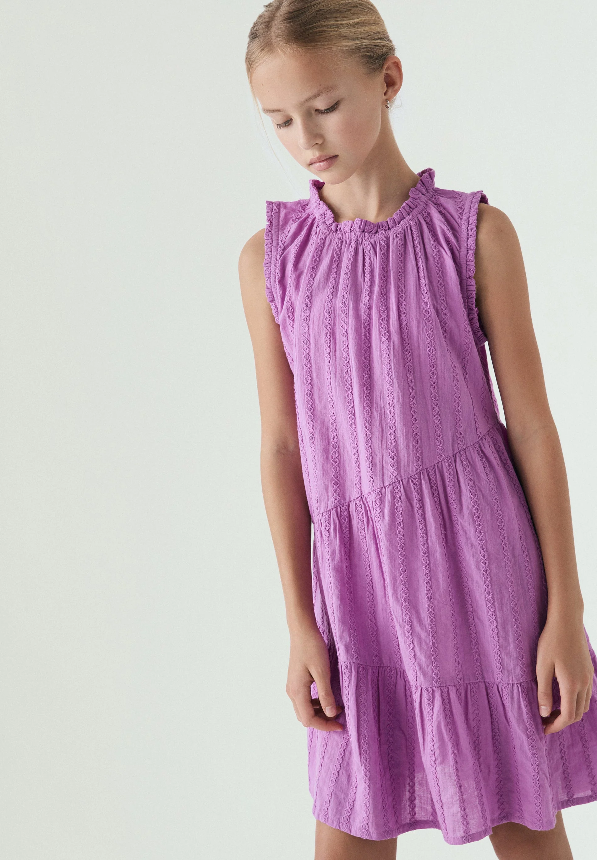 COTTON SEAMS DRESS - Image 2