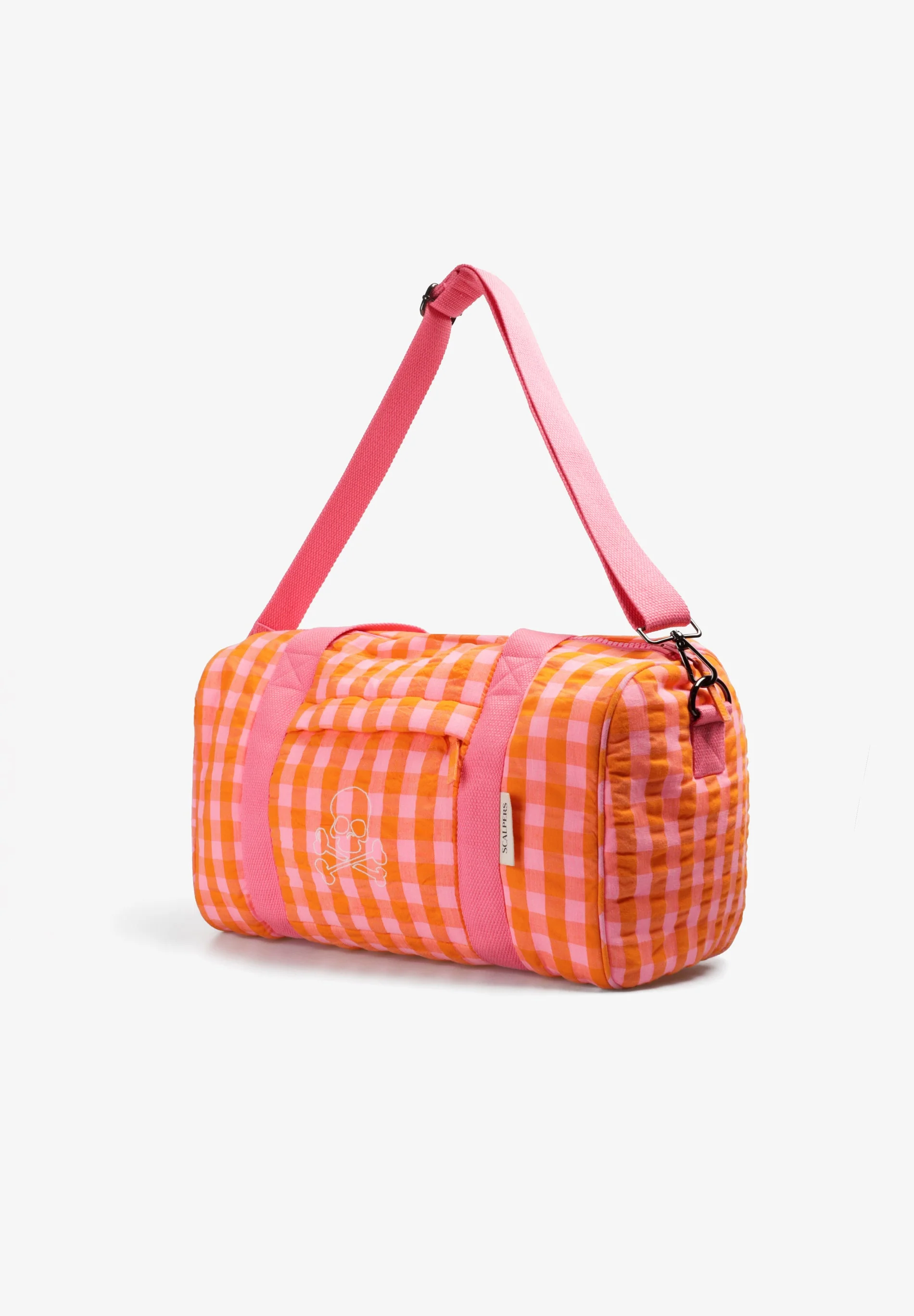 GINGHAM DUFFLE BAG - Image 3