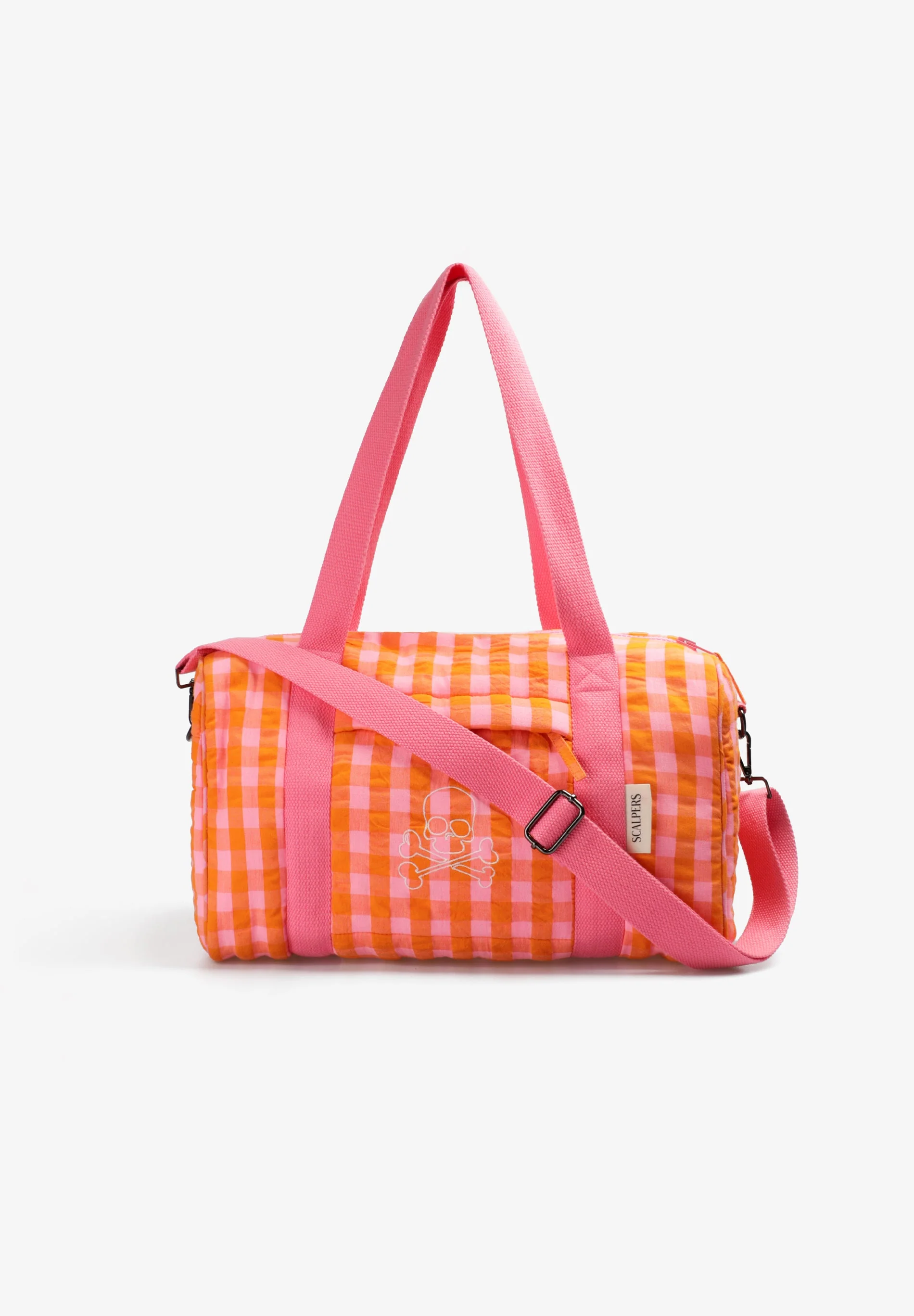 GINGHAM DUFFLE BAG - Image 4