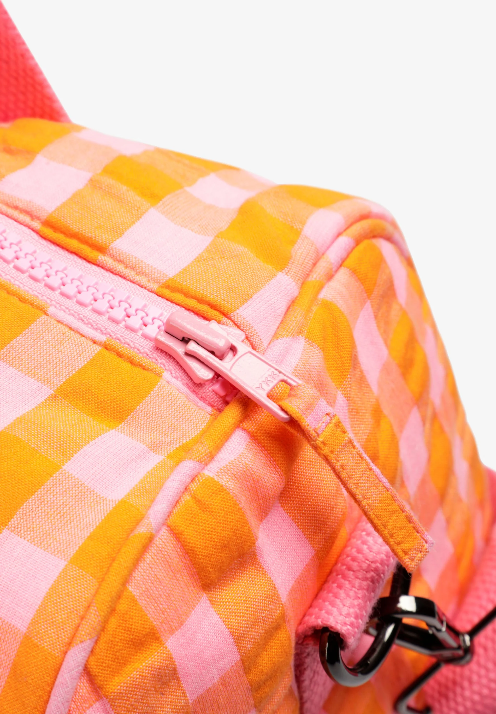 GINGHAM DUFFLE BAG - Image 7