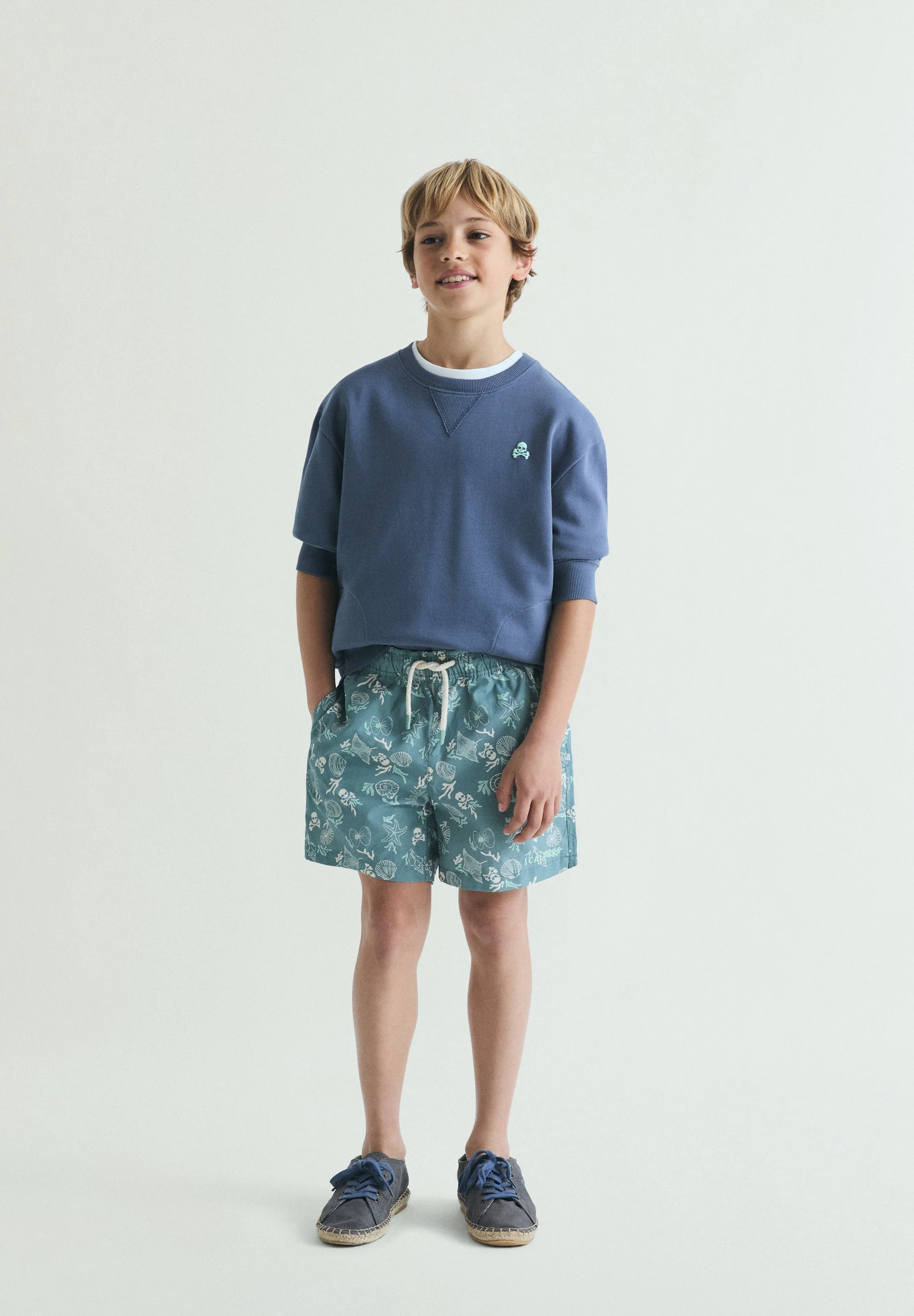 NAUTICAL SWIMMING TRUNKS