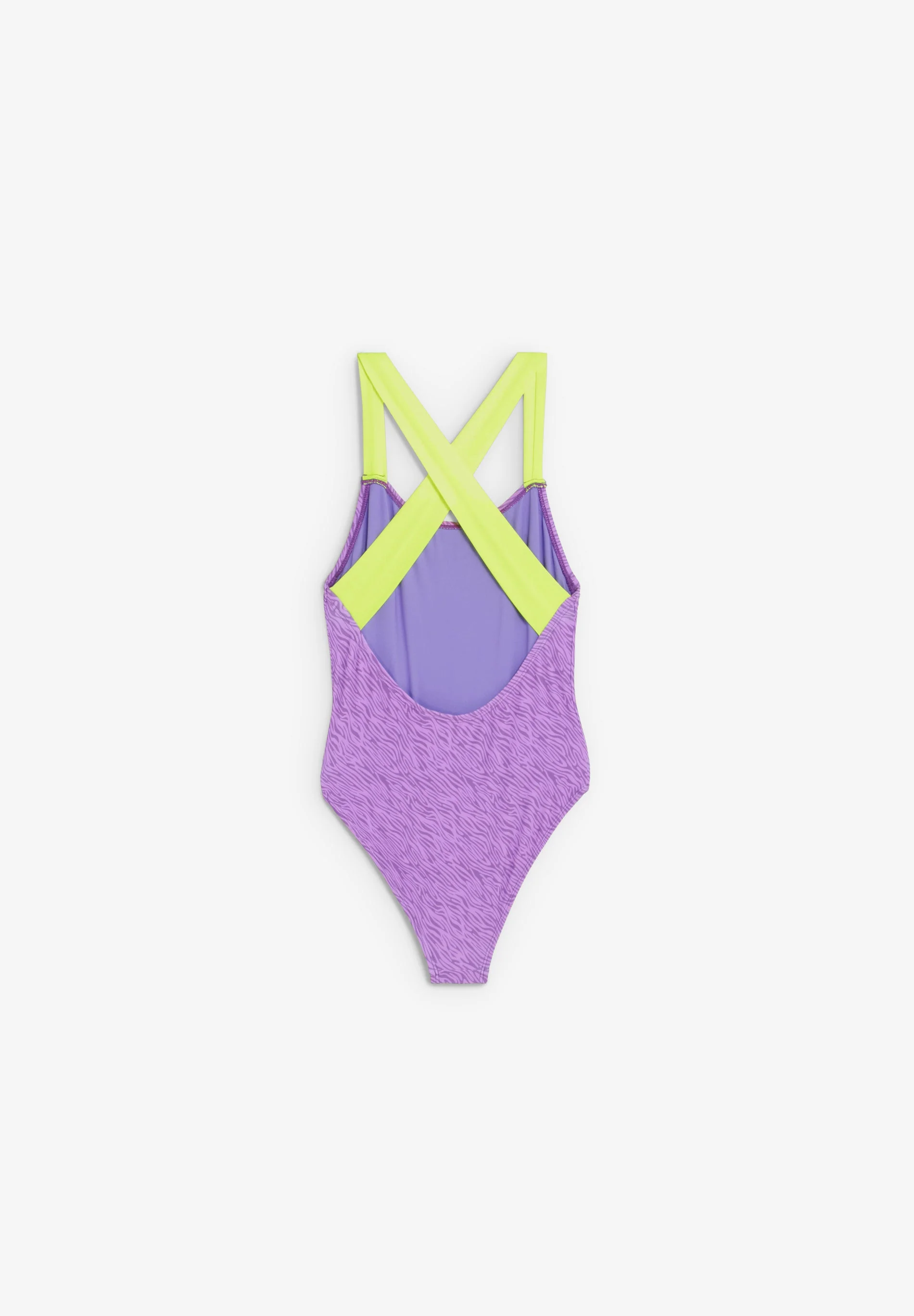TWO-TONE ANIMAL PRINT SWIMSUIT - Image 5