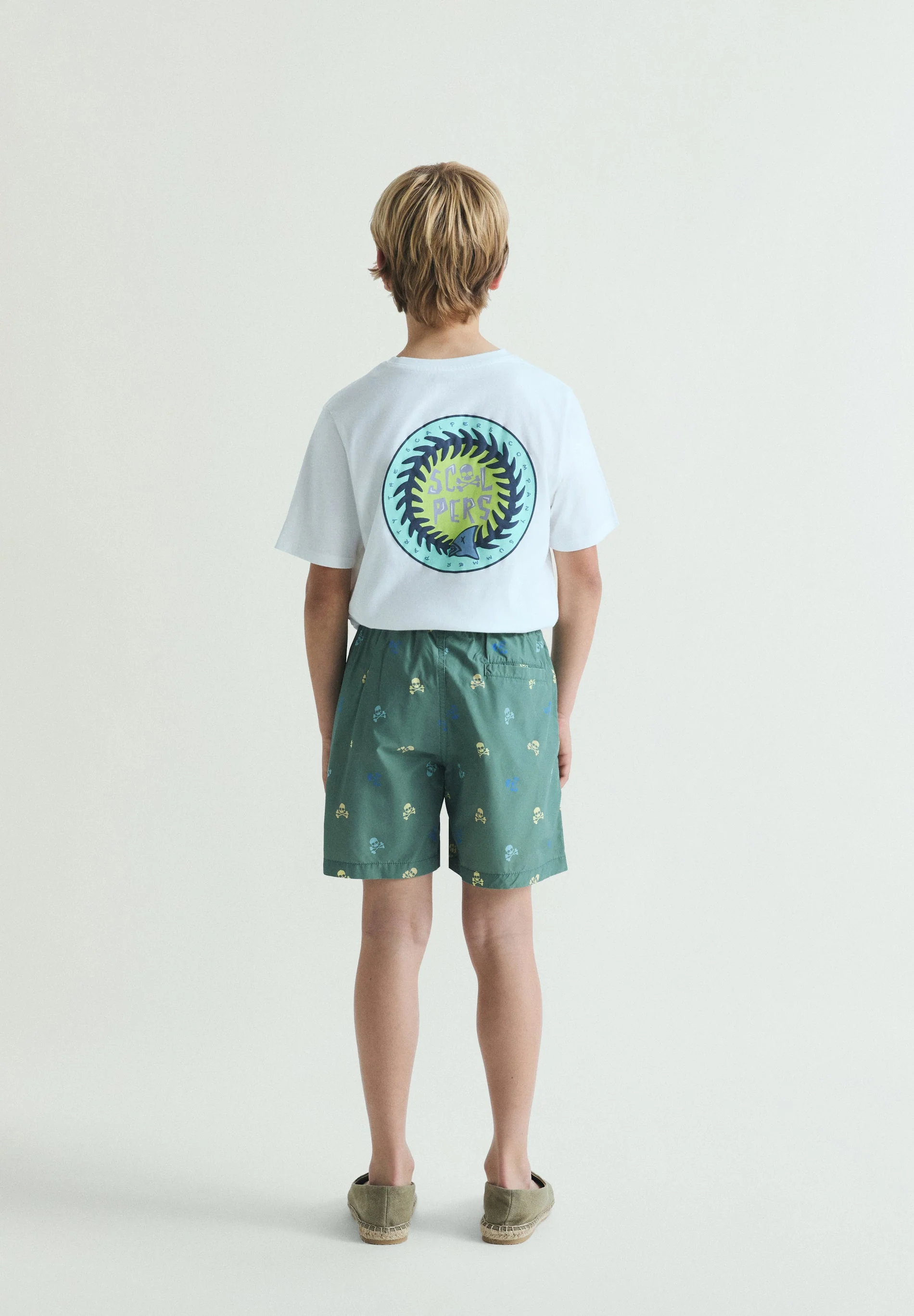 MULTI-COLOURED SKULL SWIMMING TRUNKS - Image 3