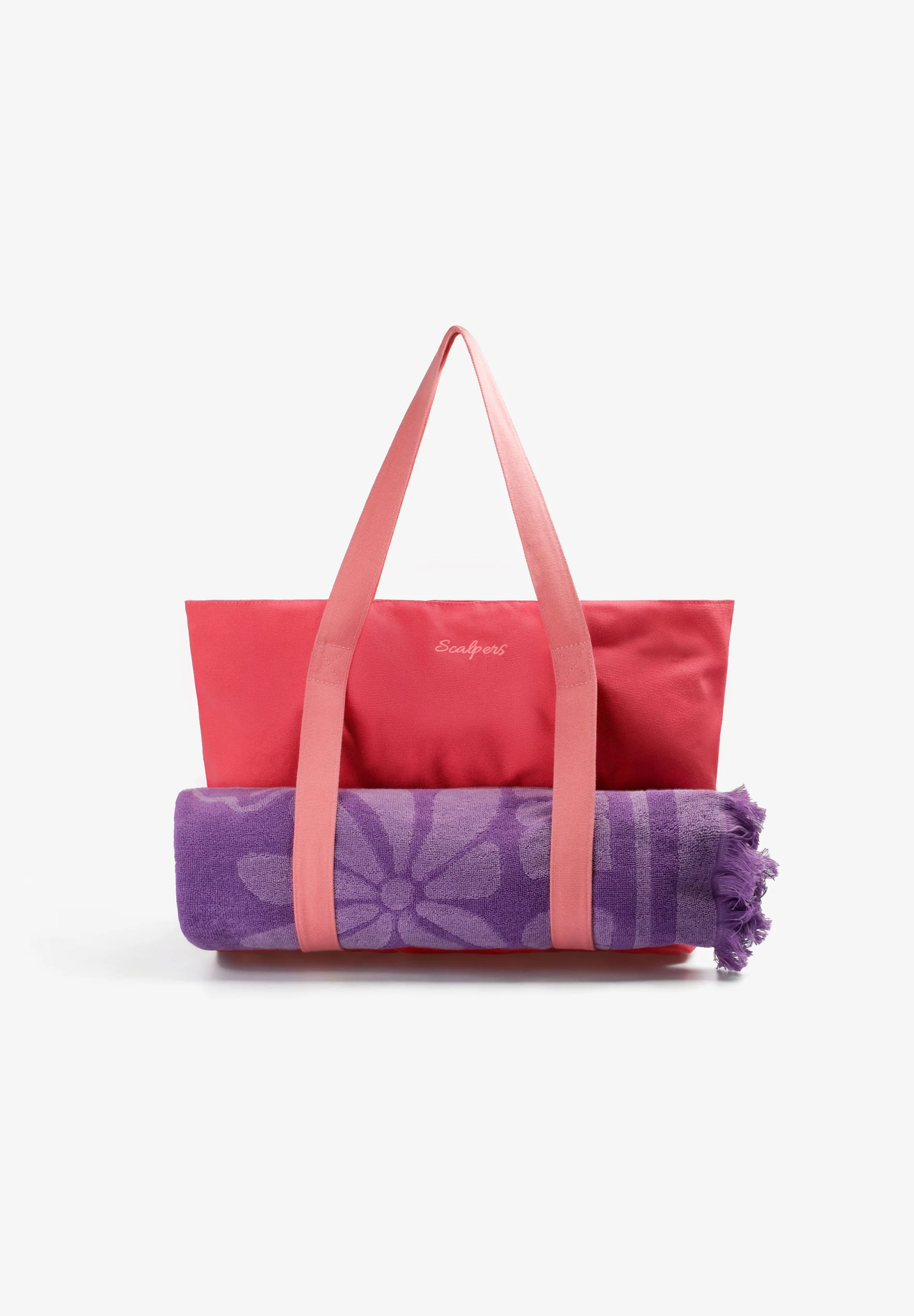 CONTRAST SKULL TOTE BAG - Image 4