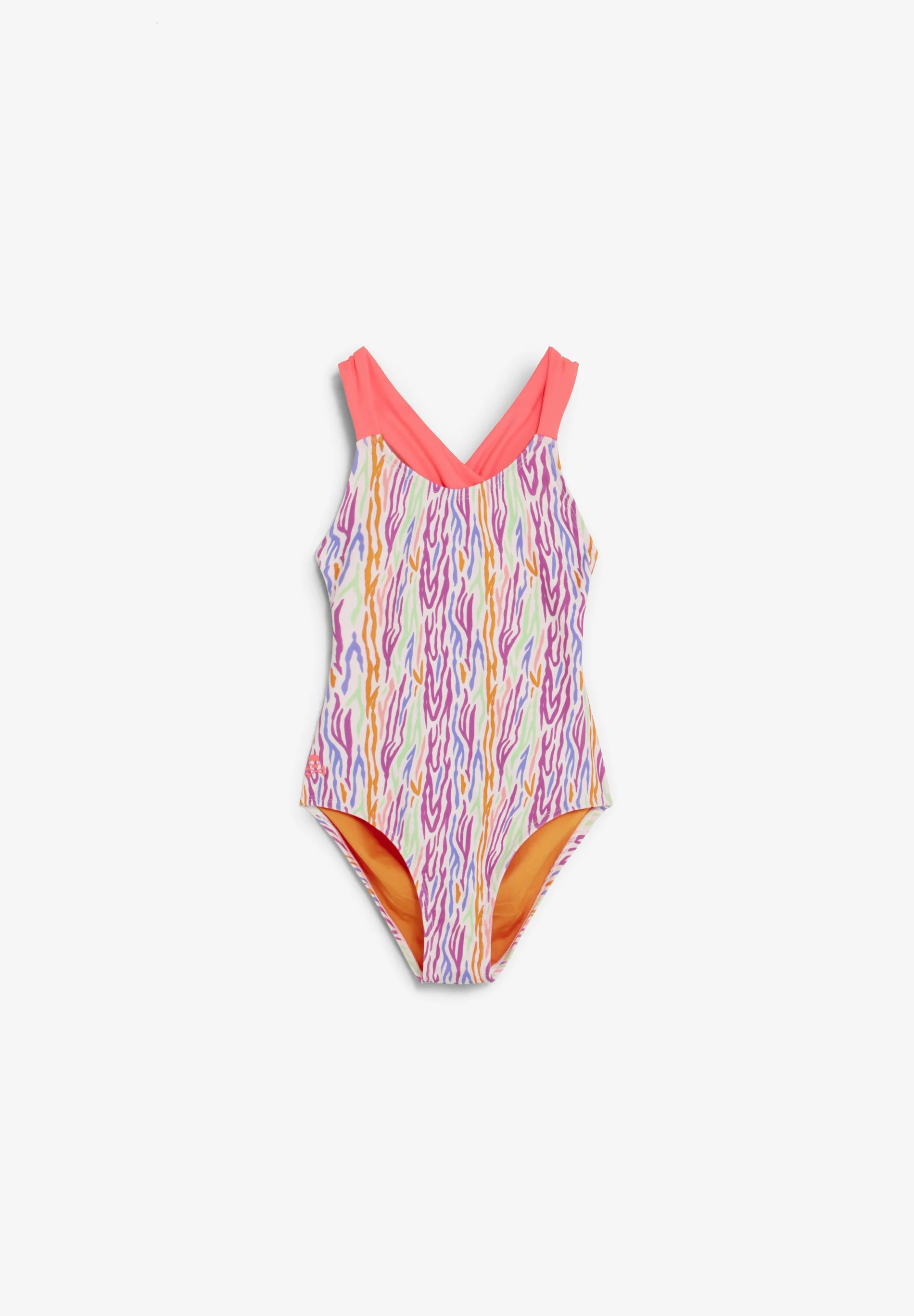 MULTICOLOURED PRINT SWIMSUIT - Image 4