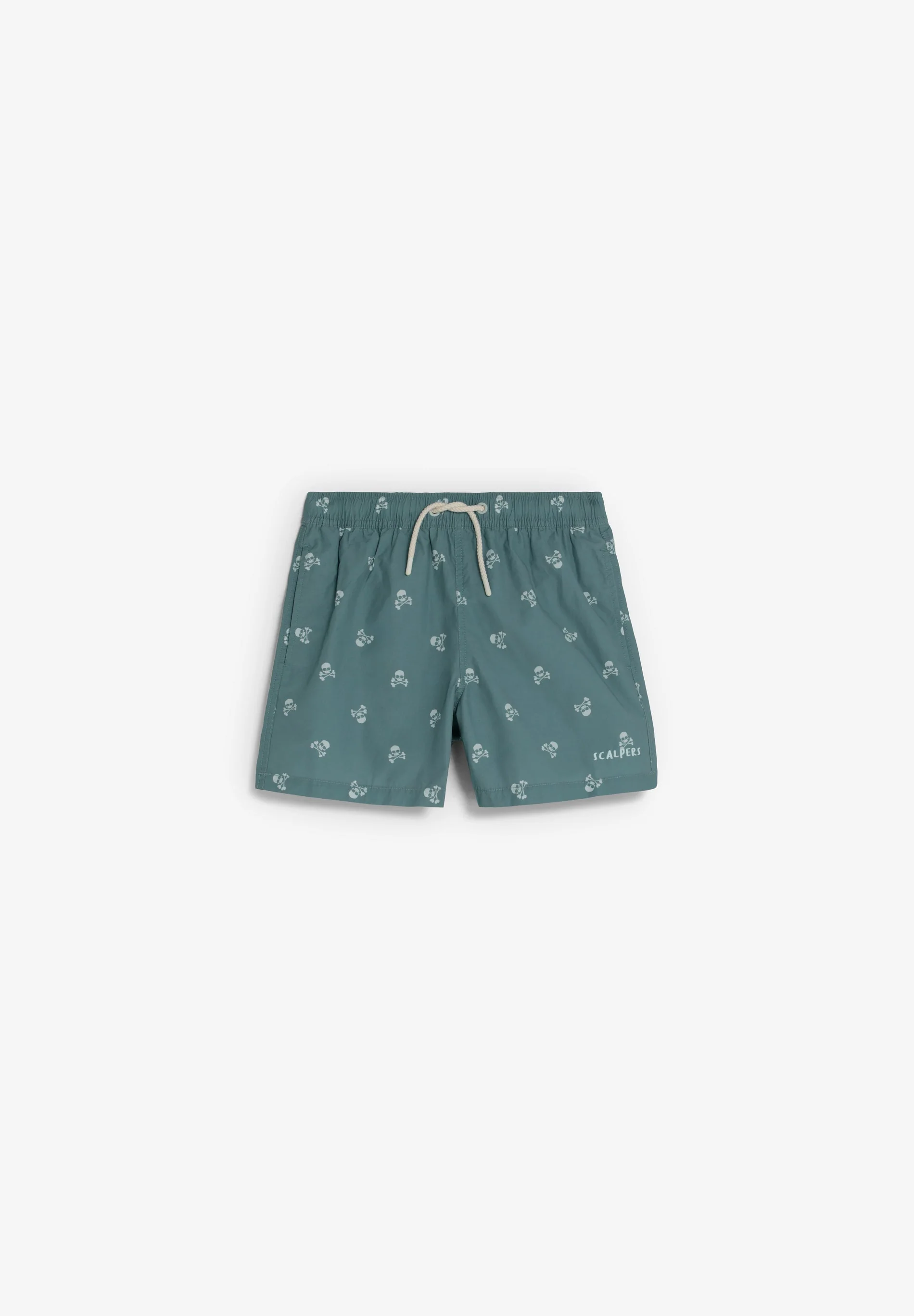 CONTRAST SKULL SWIMMING TRUNKS - Image 4