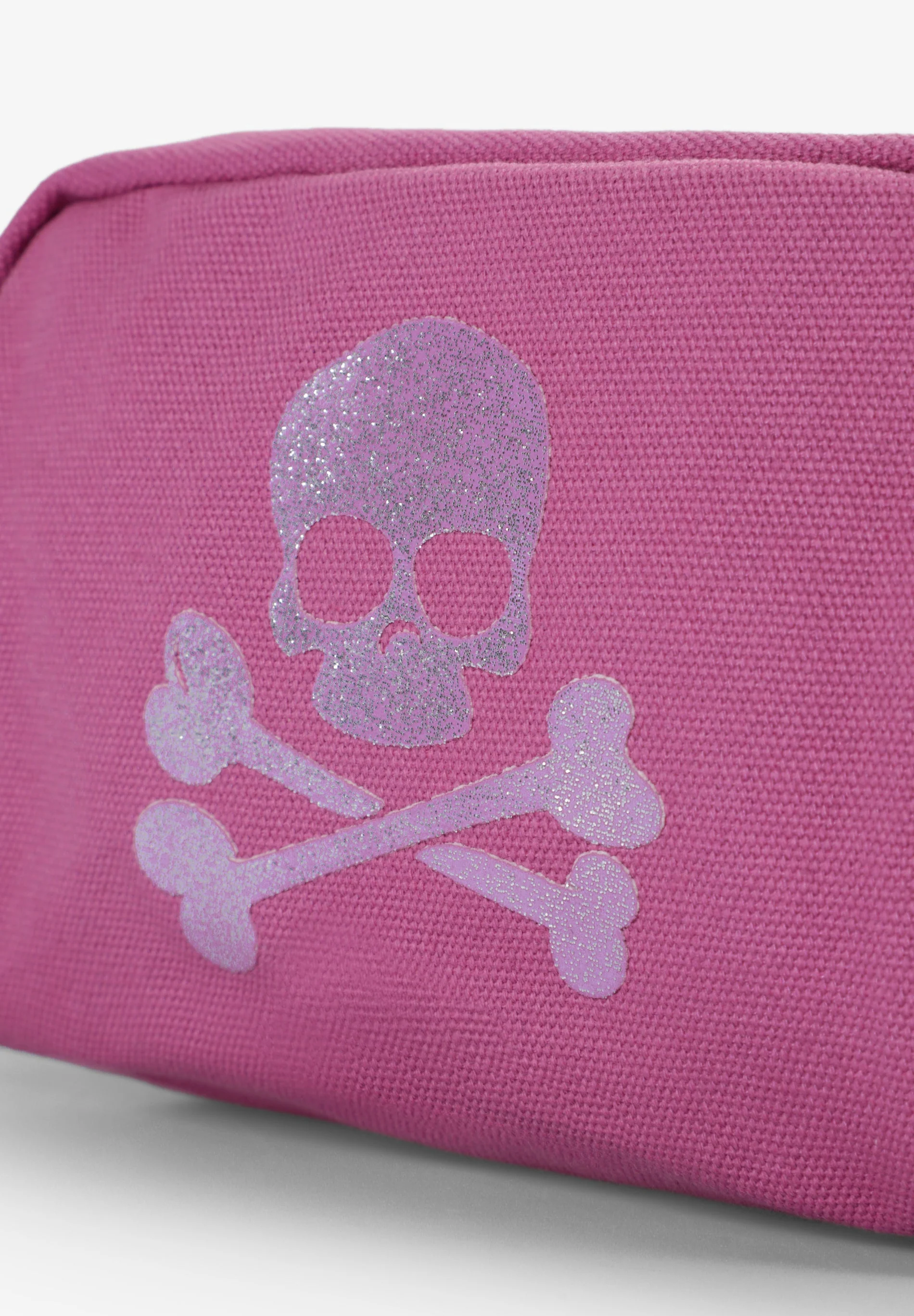 GLITTER SKULL TOILETRY BAG - Image 4