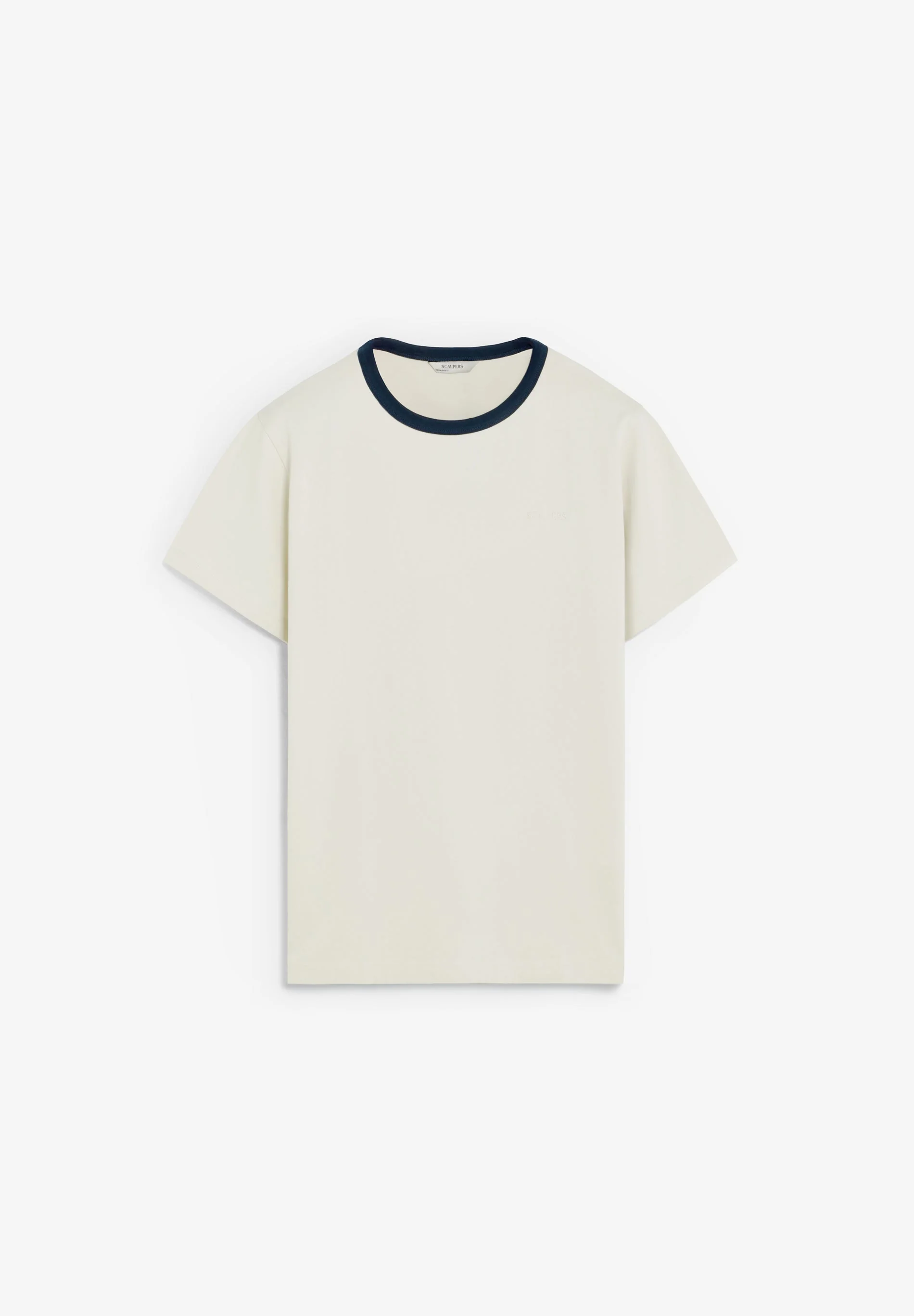 CONTRAST COLLAR T-SHIRT - Image 5