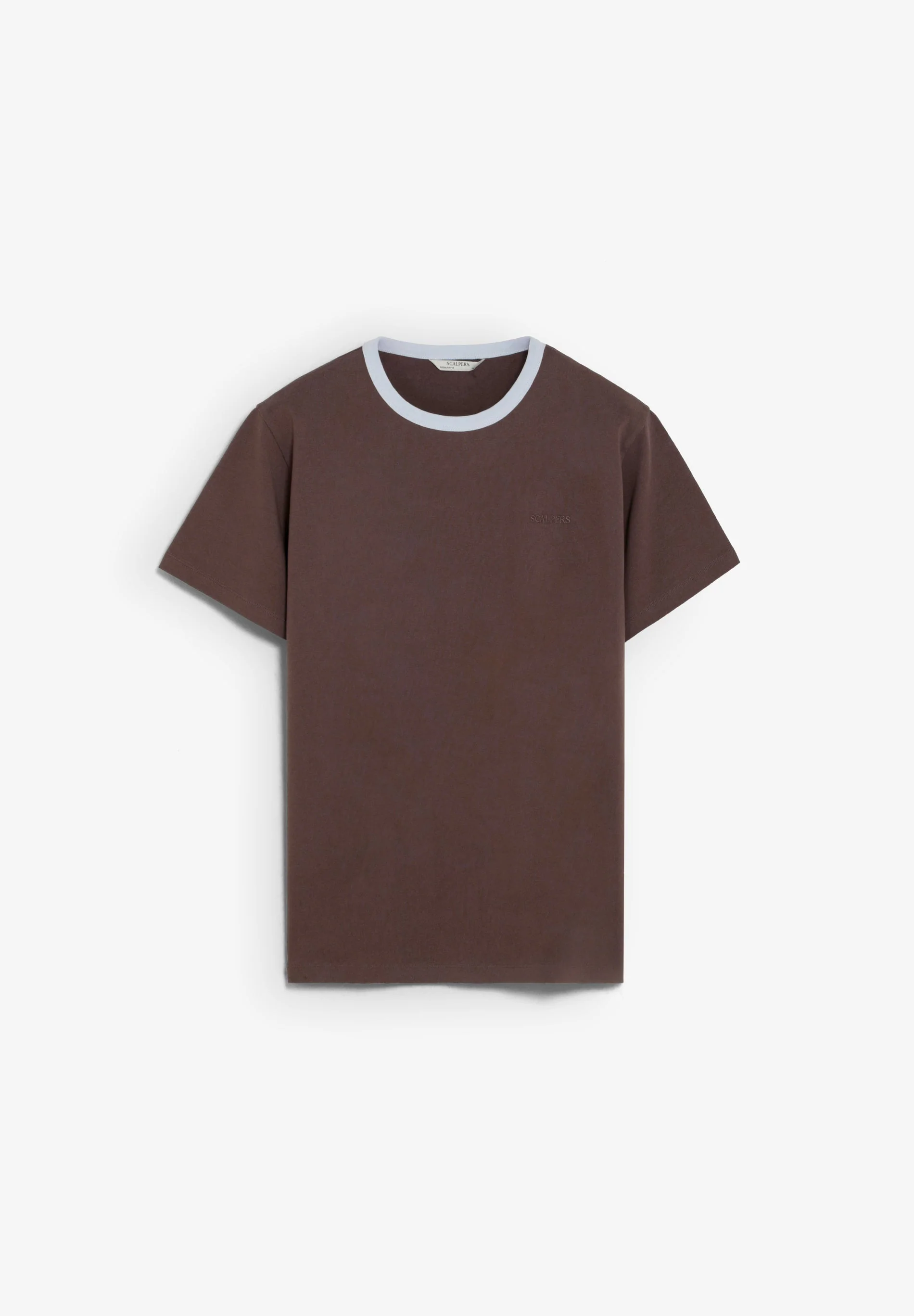 CONTRAST COLLAR T-SHIRT - Image 5