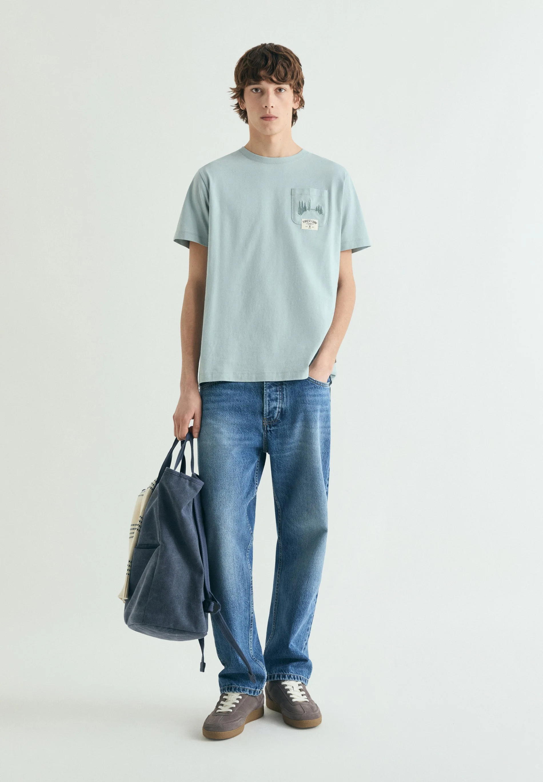 FADED PRINT T-SHIRT