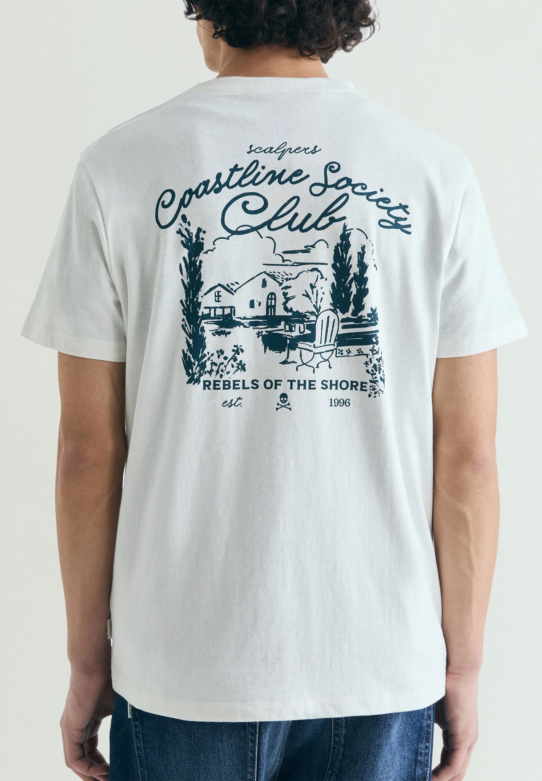 CONTRAST PRINT T-SHIRT