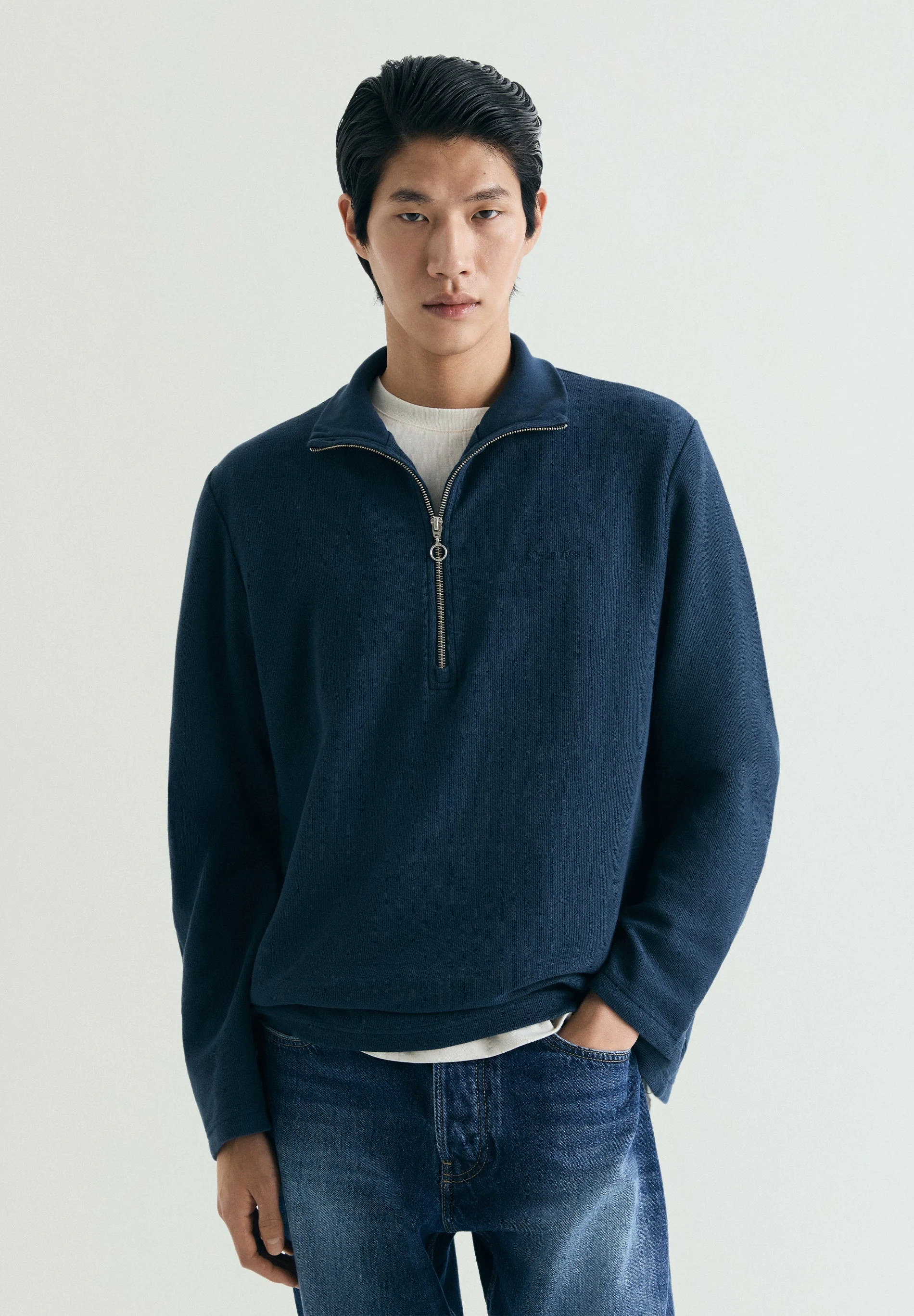 HALF ZIP SWEATSHIRT - Image 2