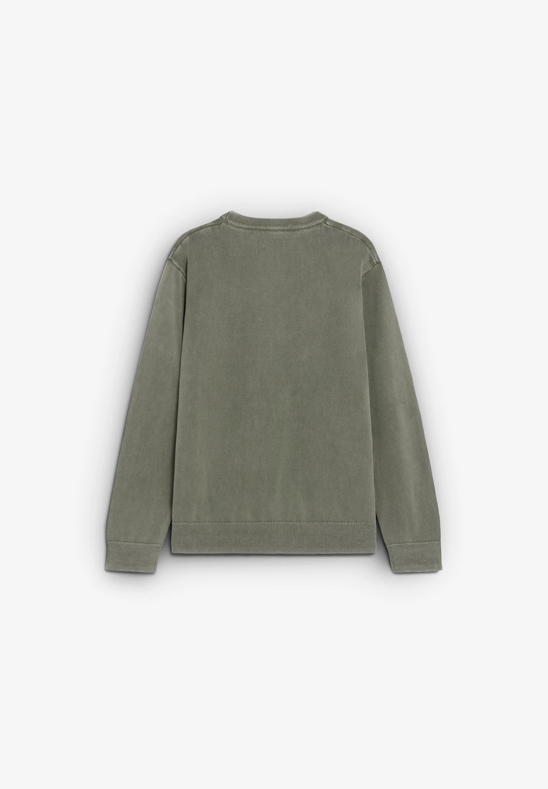 ROUND NECK COTTON SWEATER - Image 2