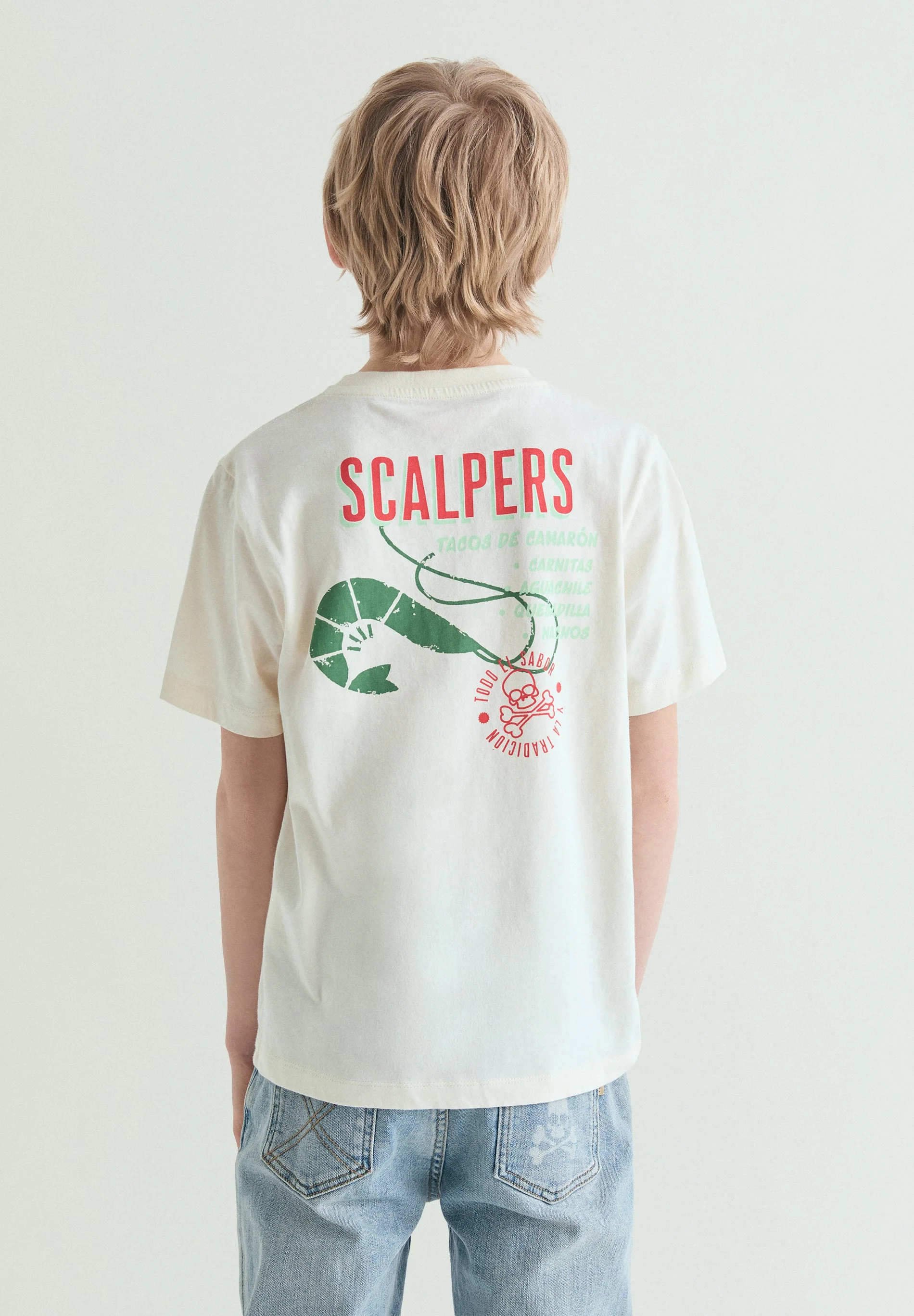 CONTRAST PRINT T-SHIRT