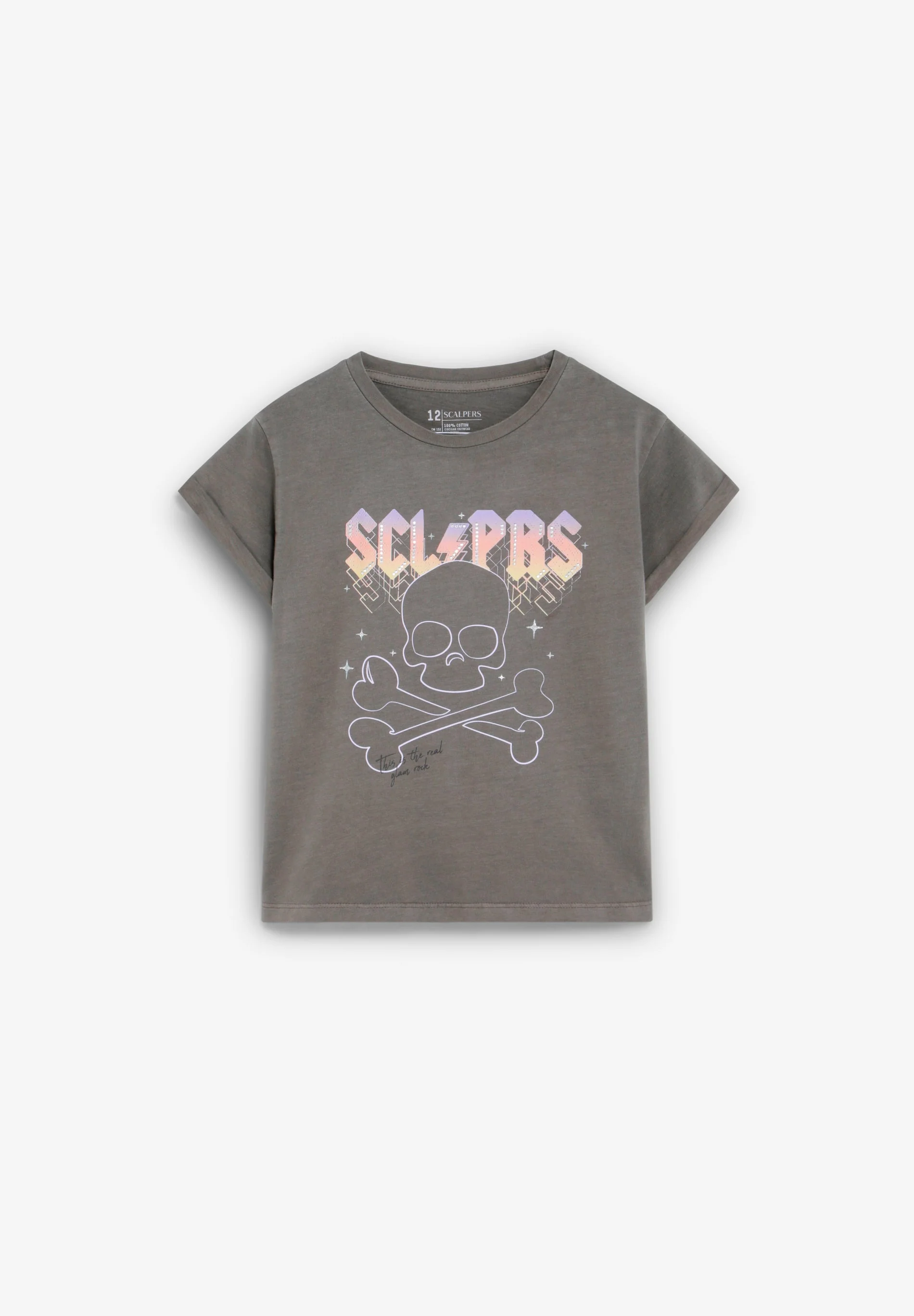 RHINESTONE PRINT T-SHIRT - Image 5