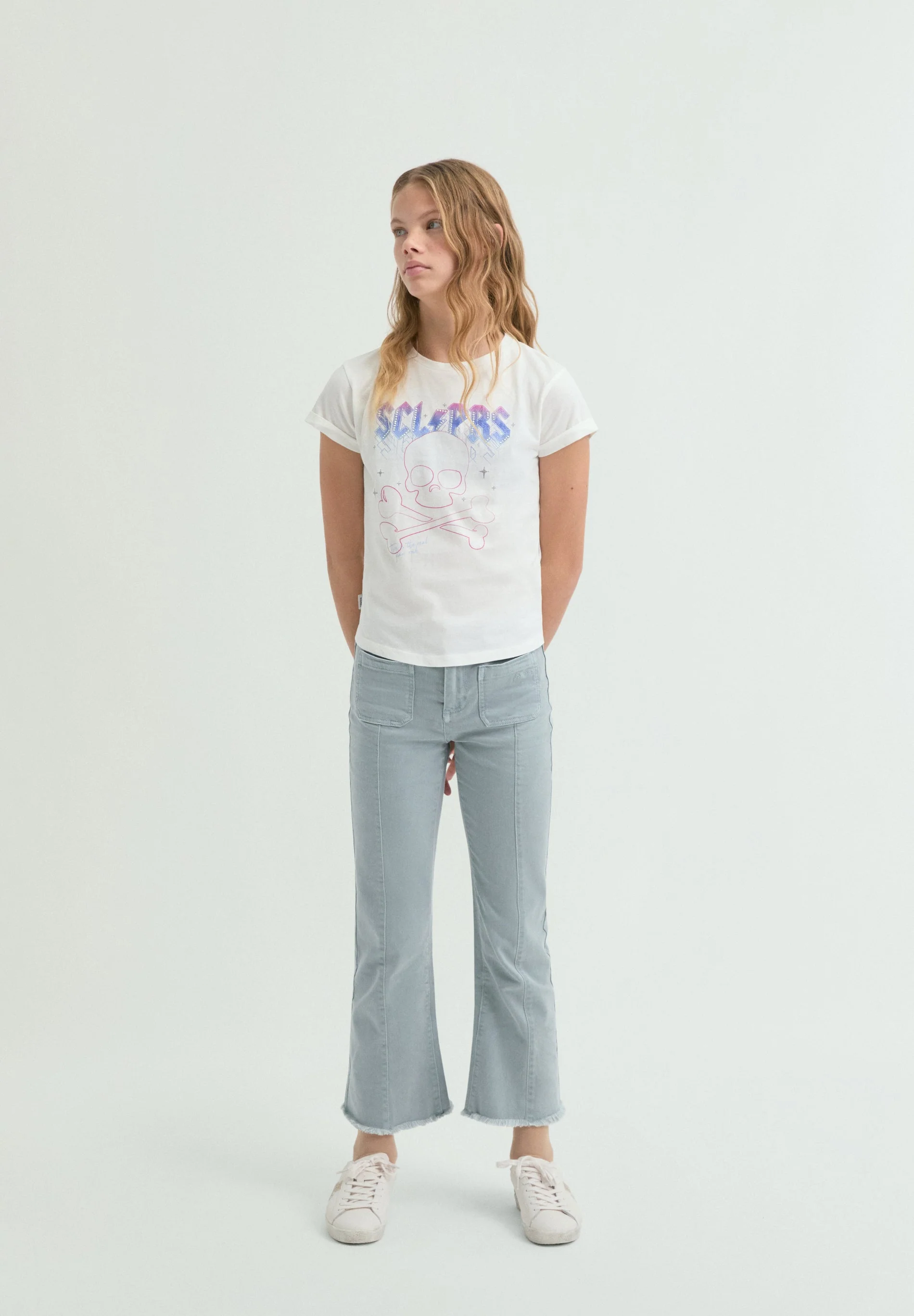 RHINESTONE PRINT T-SHIRT - Image 2