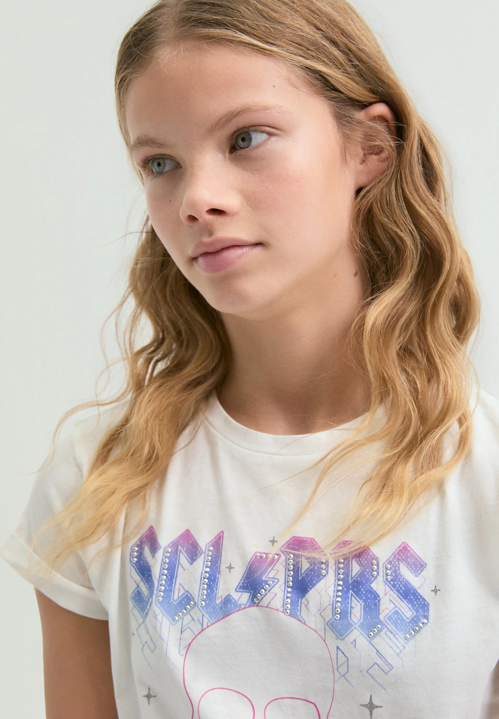 RHINESTONE PRINT T-SHIRT - Image 3
