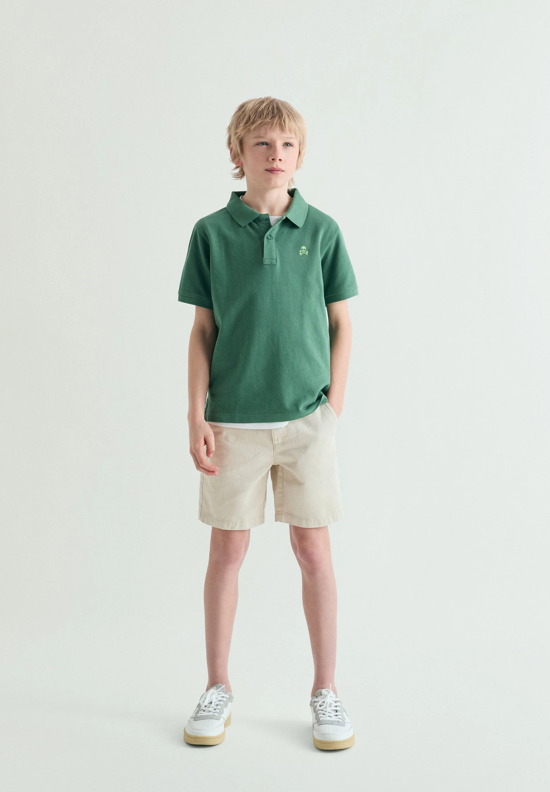 BASIC POLO SHIRT WITH SKULL - Image 2