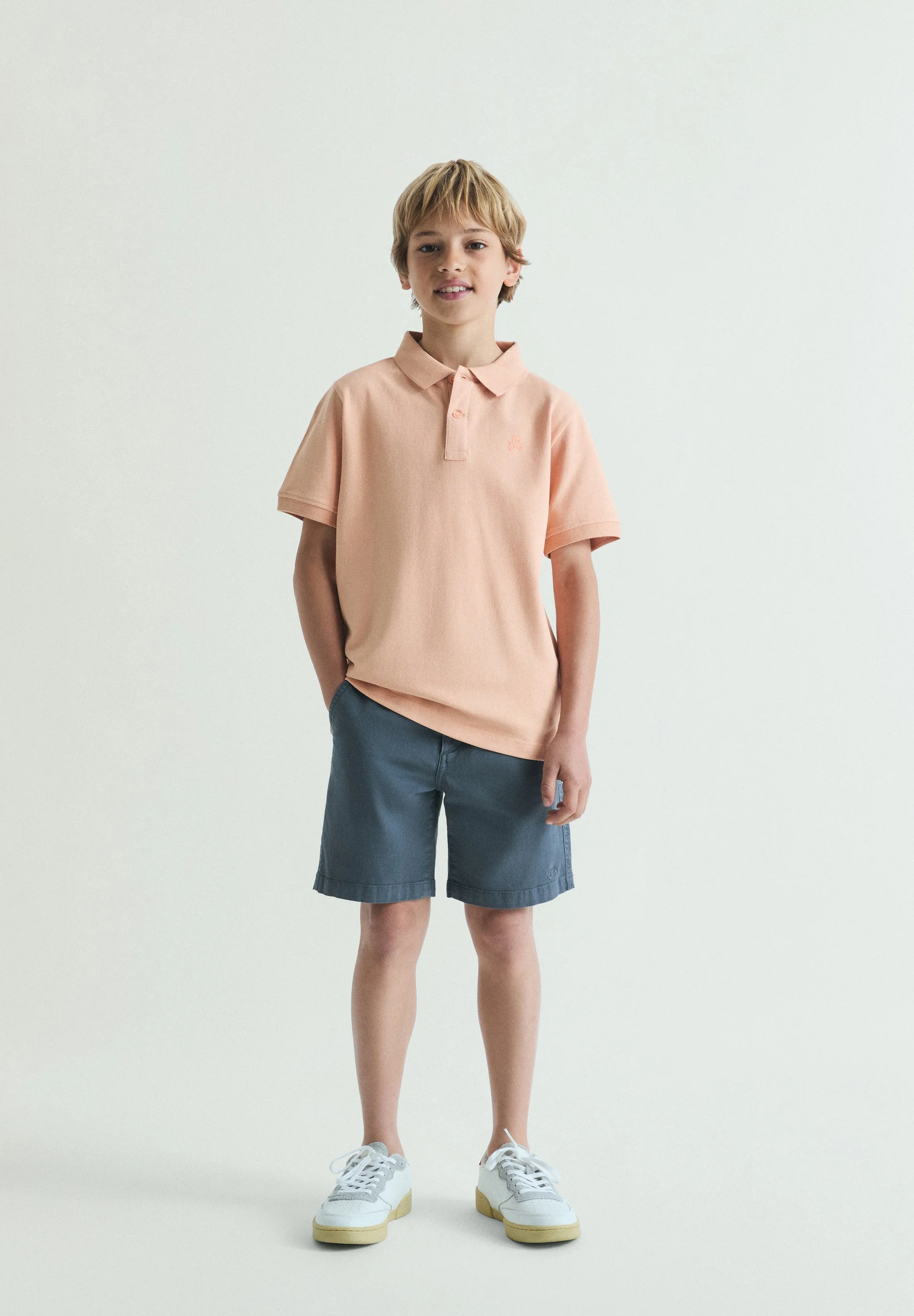 BASIC POLO SHIRT WITH SKULL - Image 2