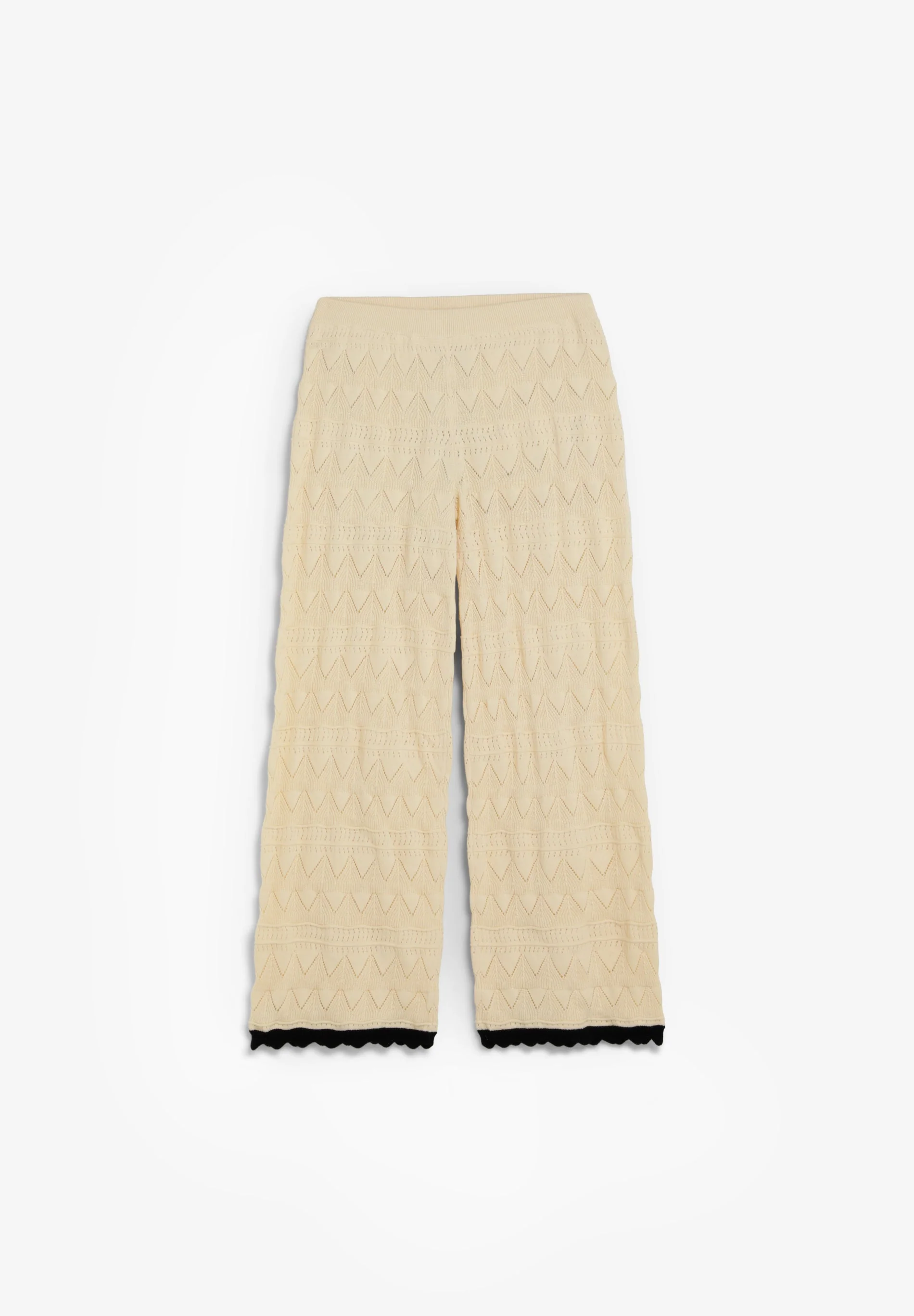 OPENWORK KNIT TROUSERS - Image 6