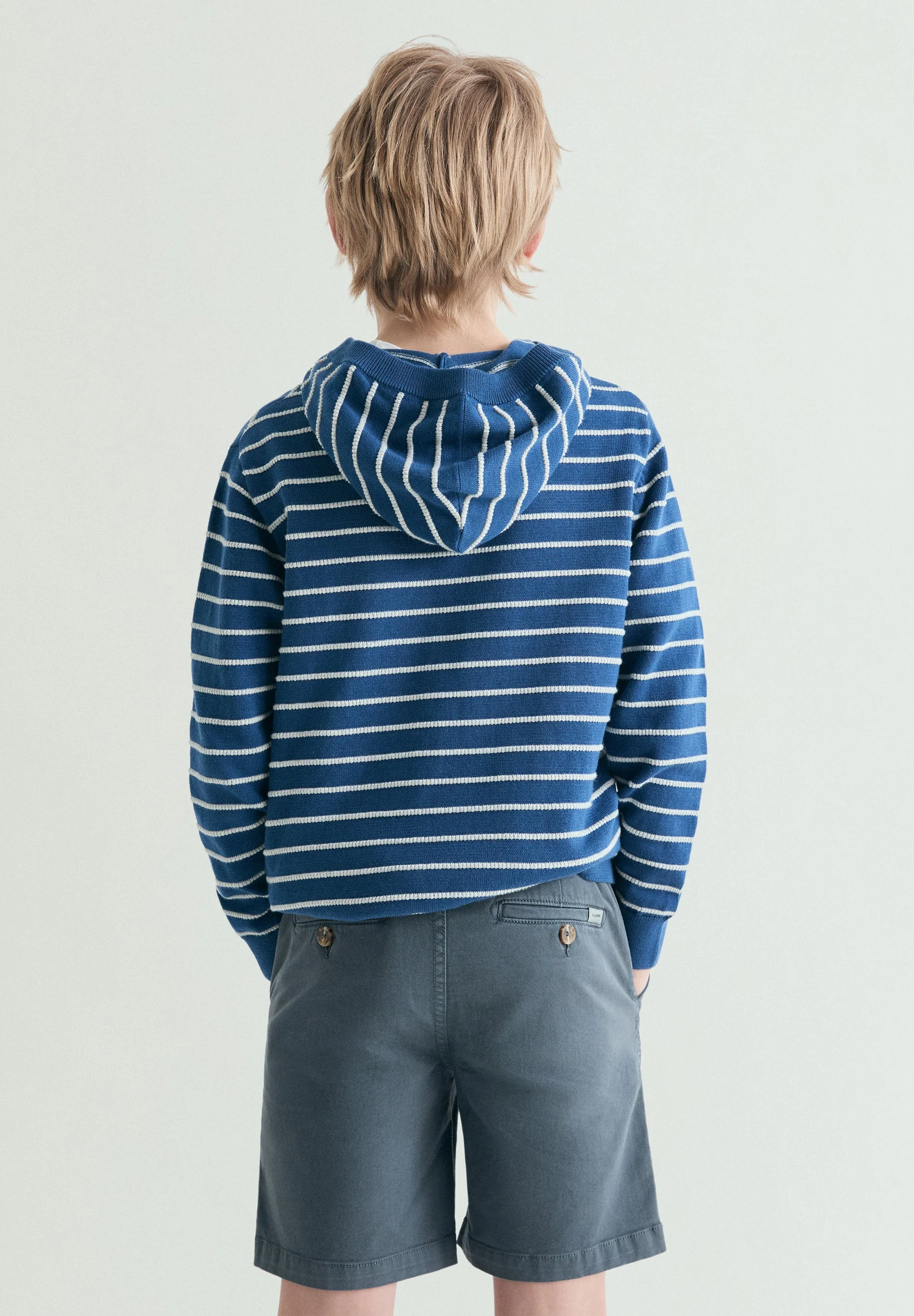 FINE KNIT HOODIE - Image 3