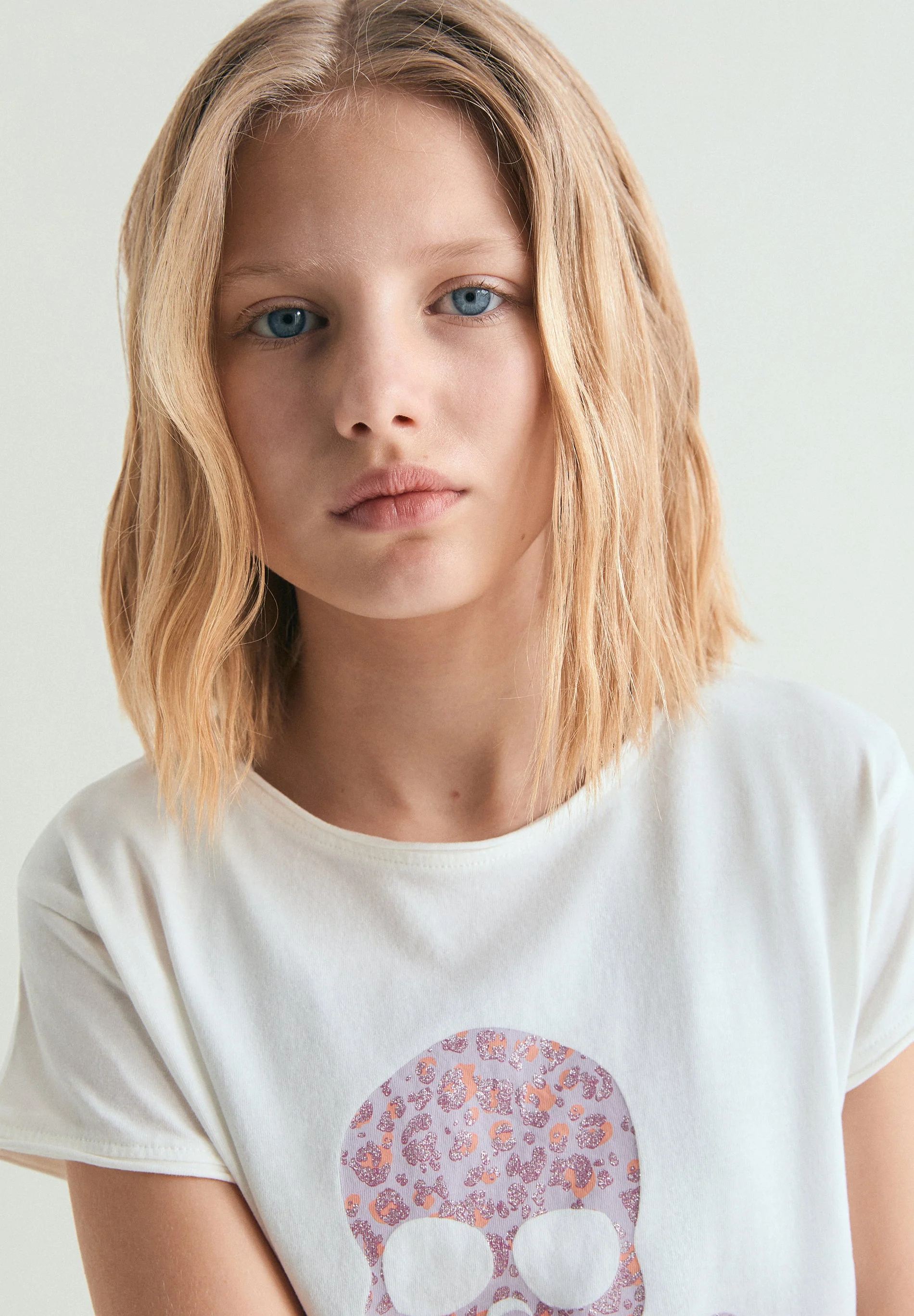 ANIMAL PRINT SKULL T-SHIRT - Image 3