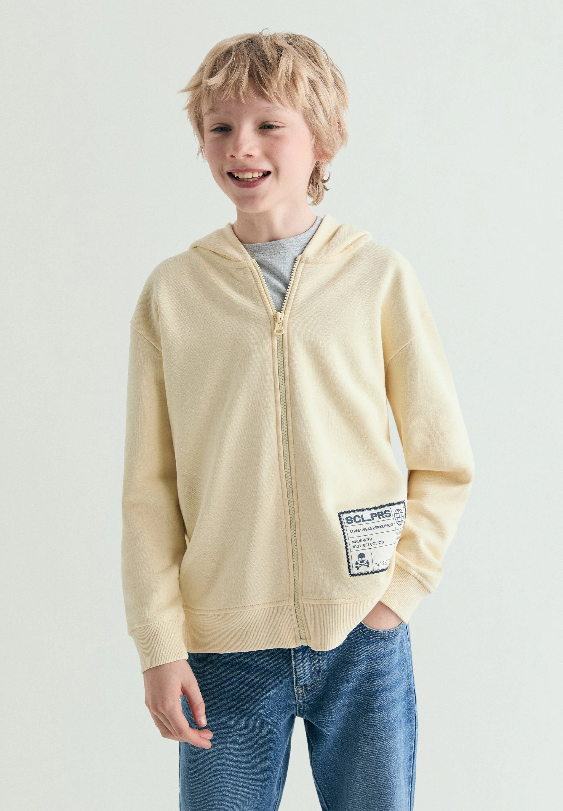 SKULL DETAIL HOODIE - Image 2