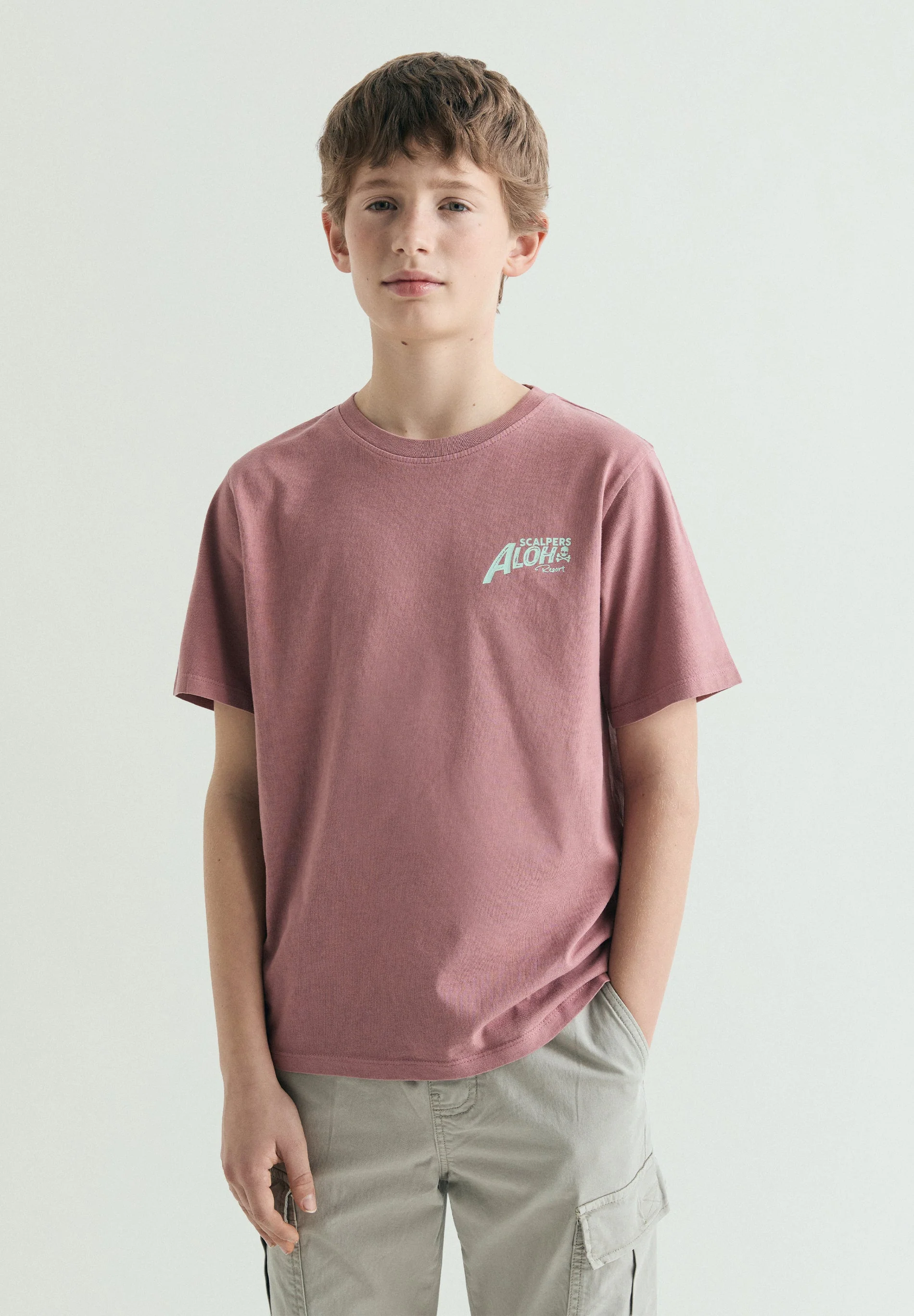 ALOHA PRINT T-SHIRT - Image 4