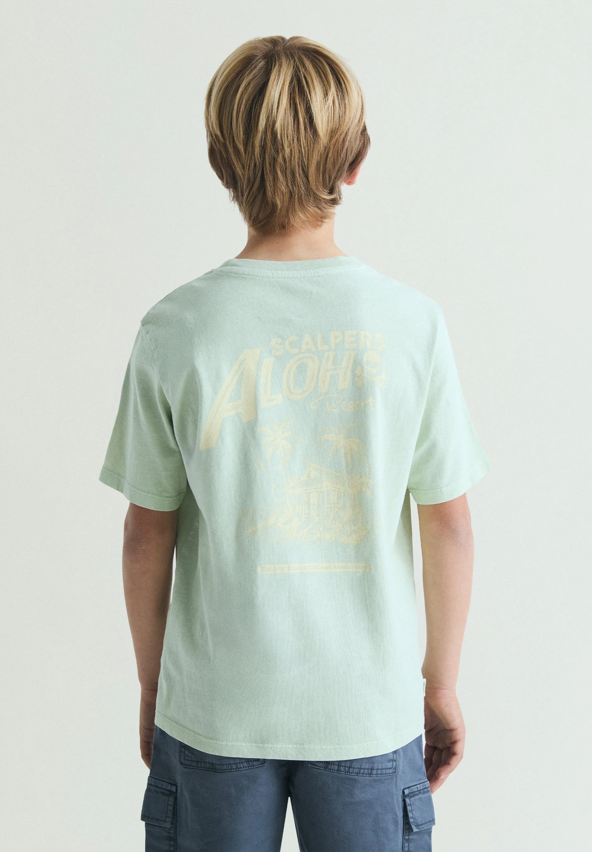ALOHA PRINT T-SHIRT