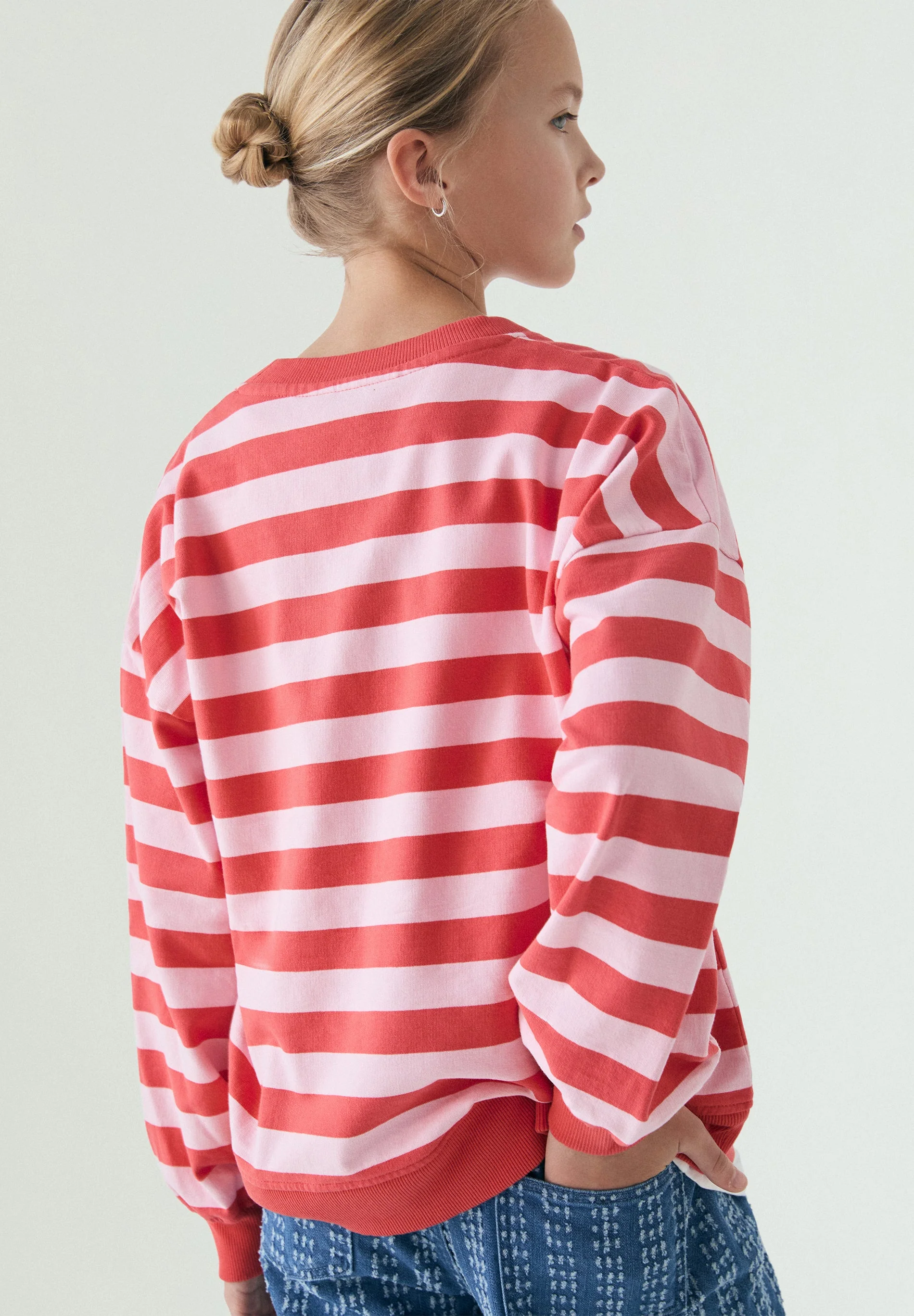 RELAXED STRIPED SWEATSHIRT - Image 5