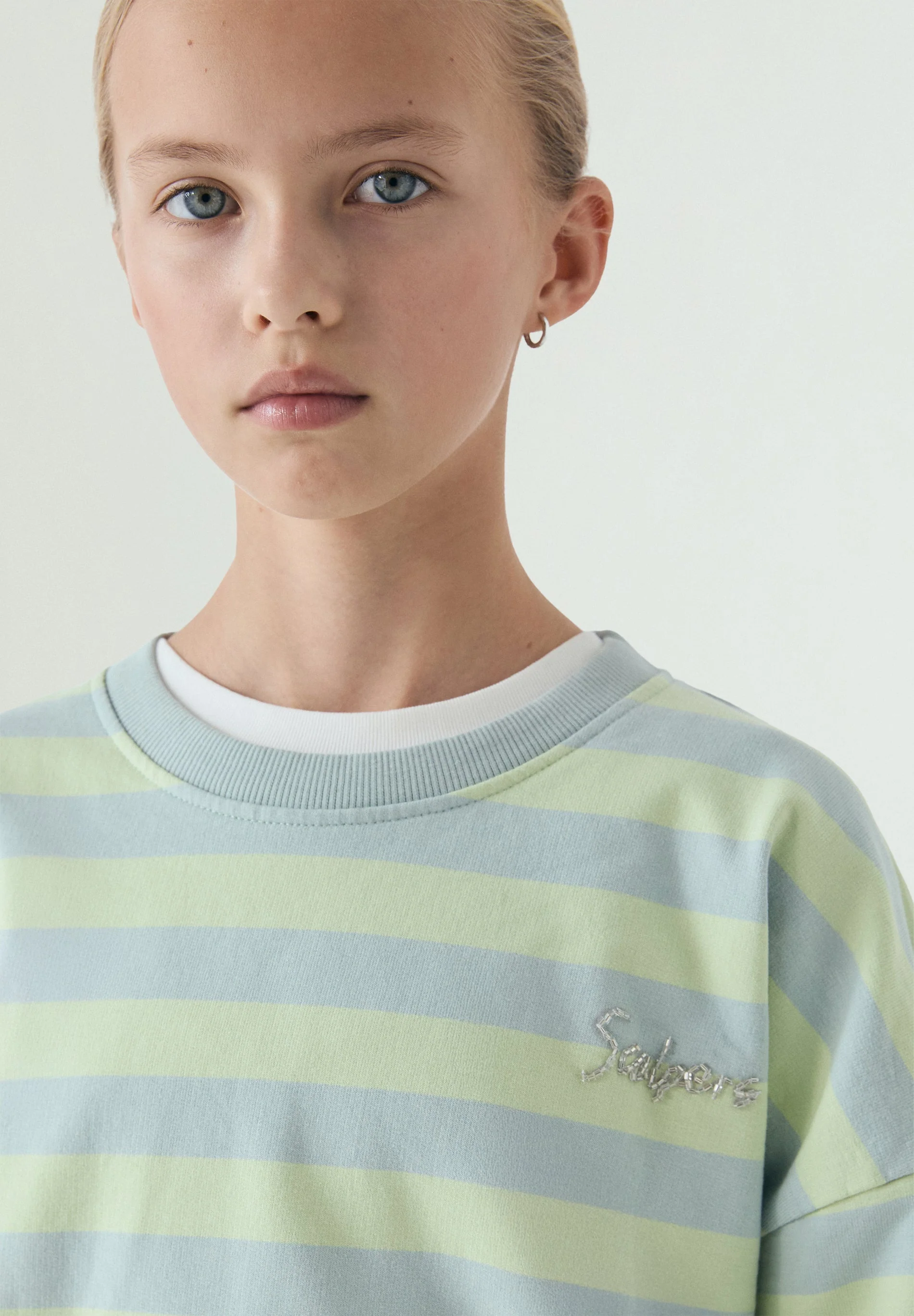 RELAXED STRIPED SWEATSHIRT - Image 4
