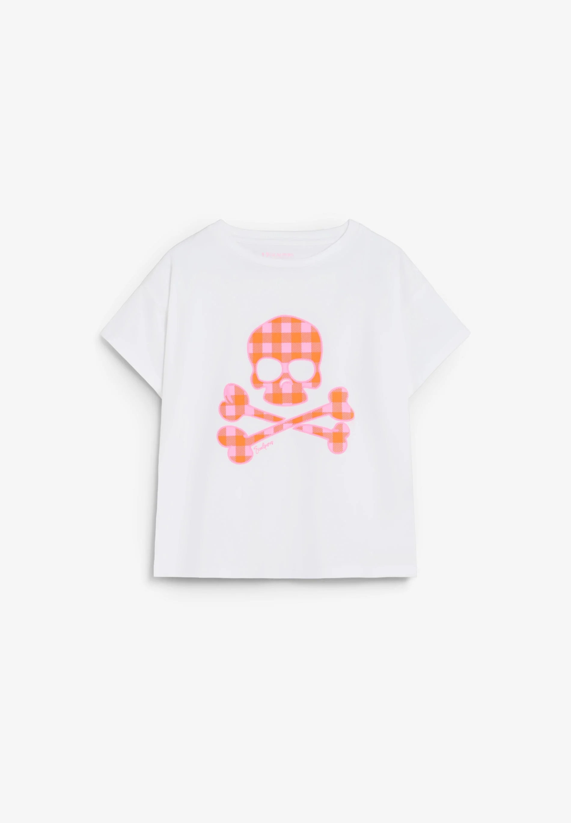 GINGHAM SKULL T-SHIRT - Image 5