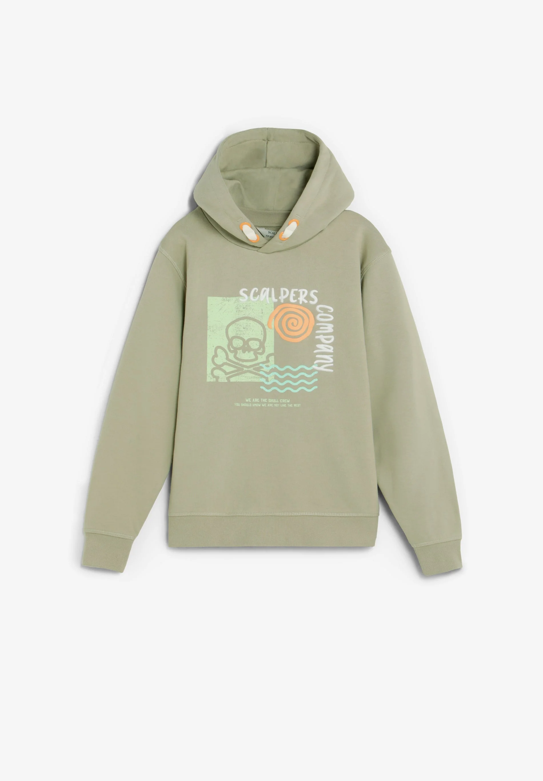 SKULL PRINT HOODIE