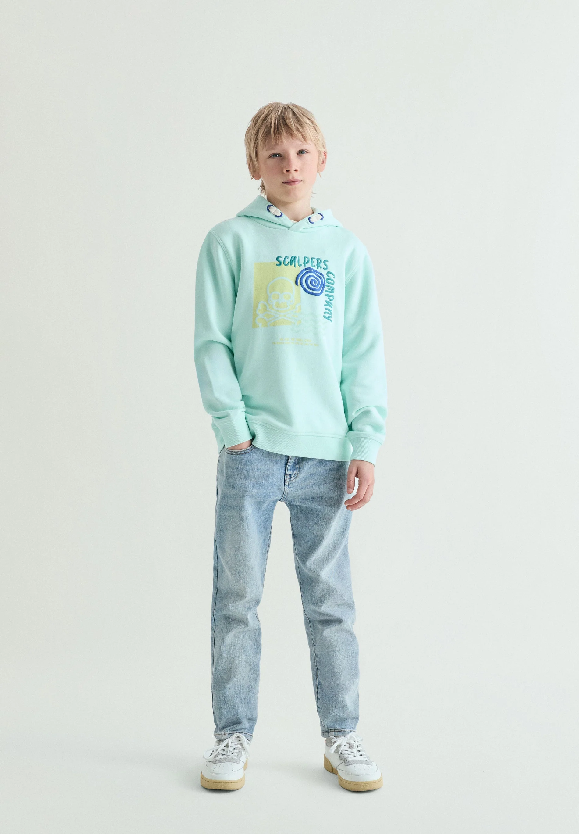 SKULL PRINT HOODIE - Image 2