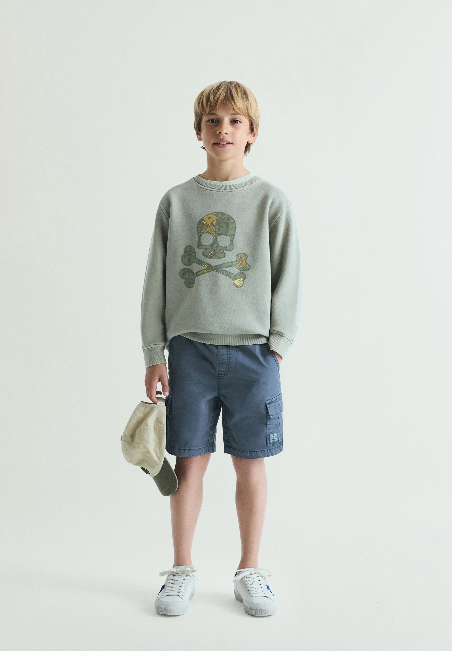 PRINTED SKULL HOODIE - Image 2