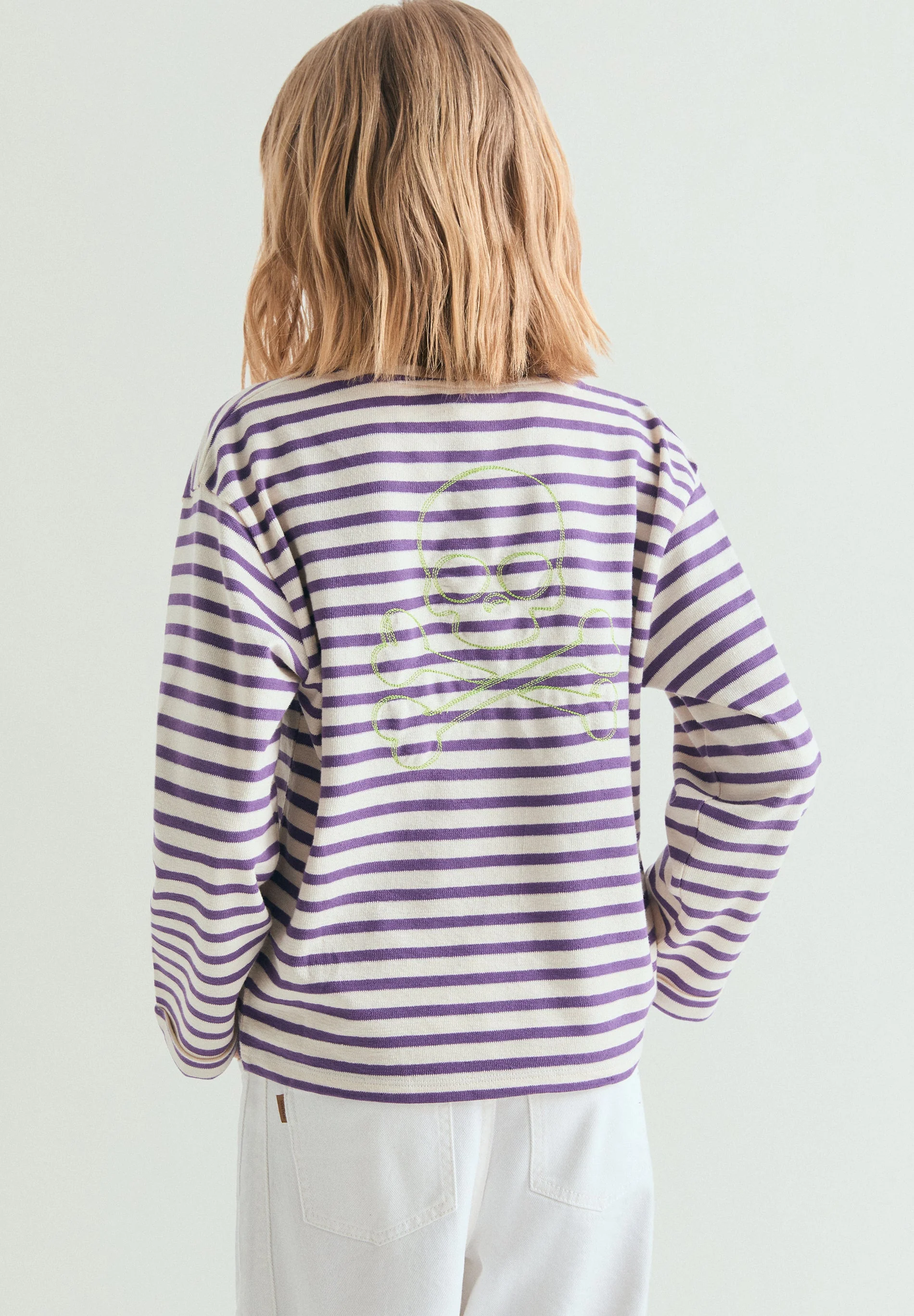 SKULL AND STRIPES T-SHIRT - Image 4