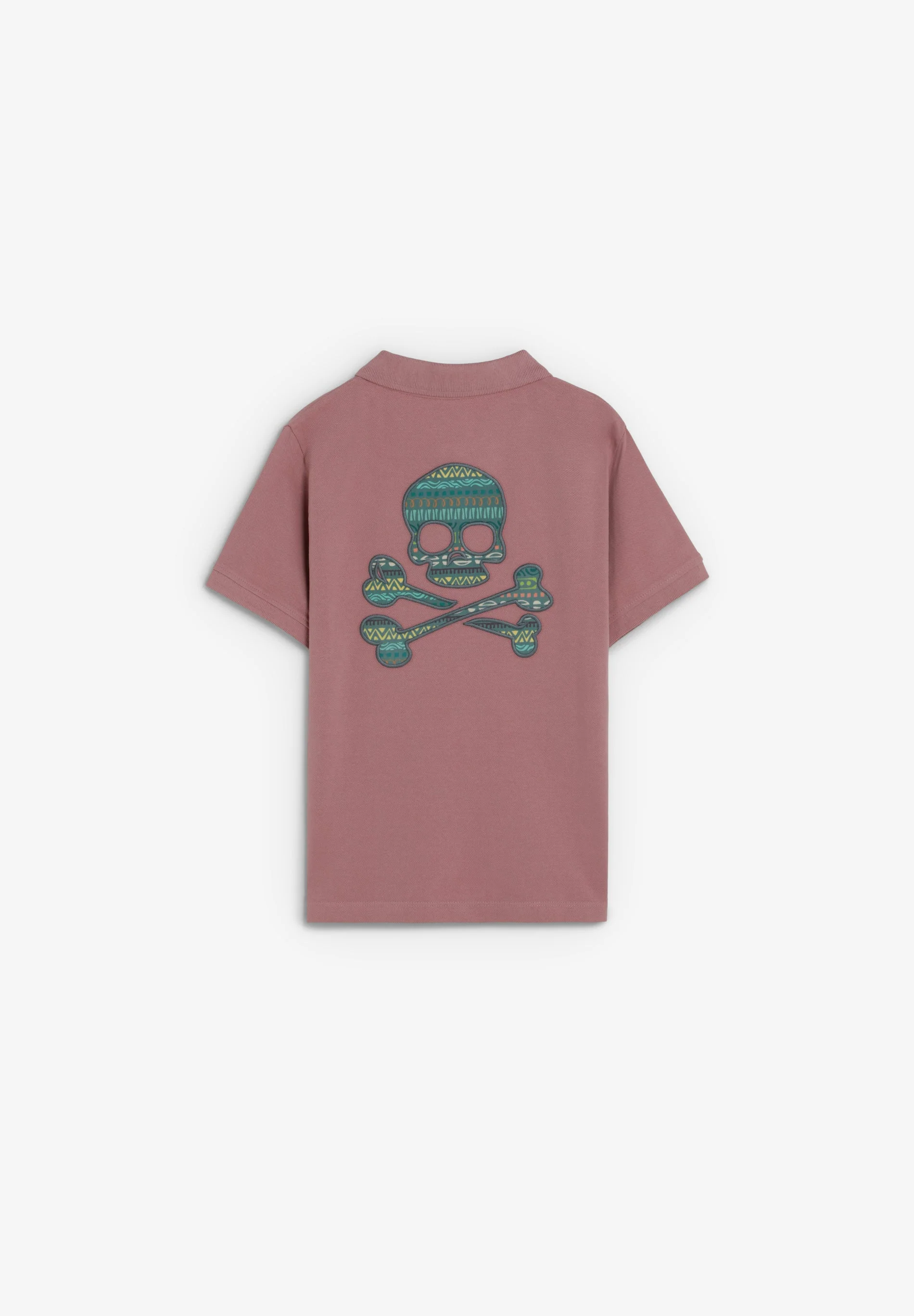 POLO SHIRT WITH CONTRAST EMBROIDERED SKULL - Image 6
