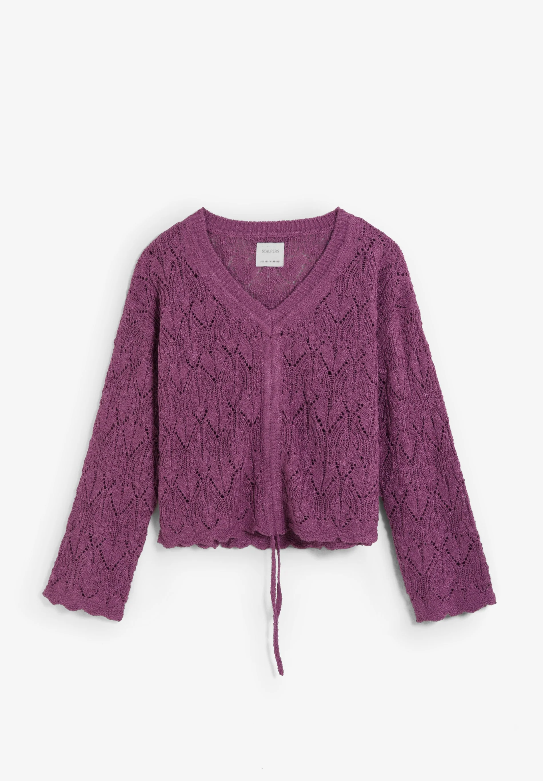 OPENWORK KNIT CARDIGAN - Image 4