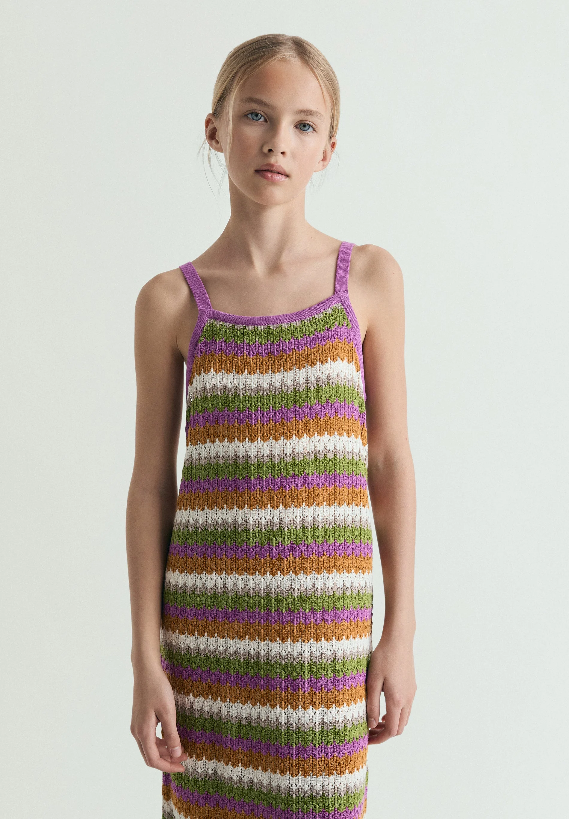 FINE KNIT MIDI DRESS - Image 3