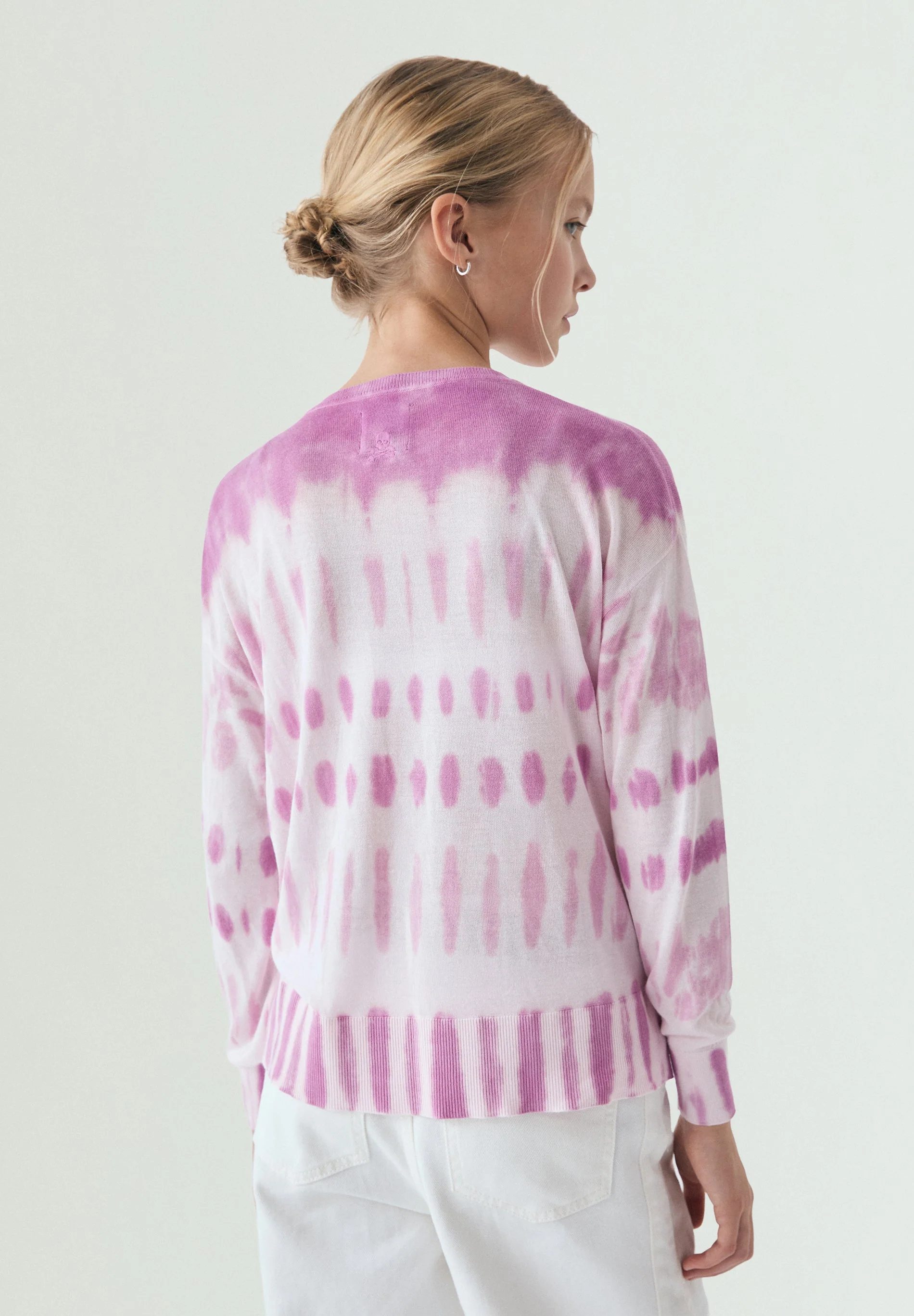 PINK TIE-DYE SWEATSHIRT - Image 3