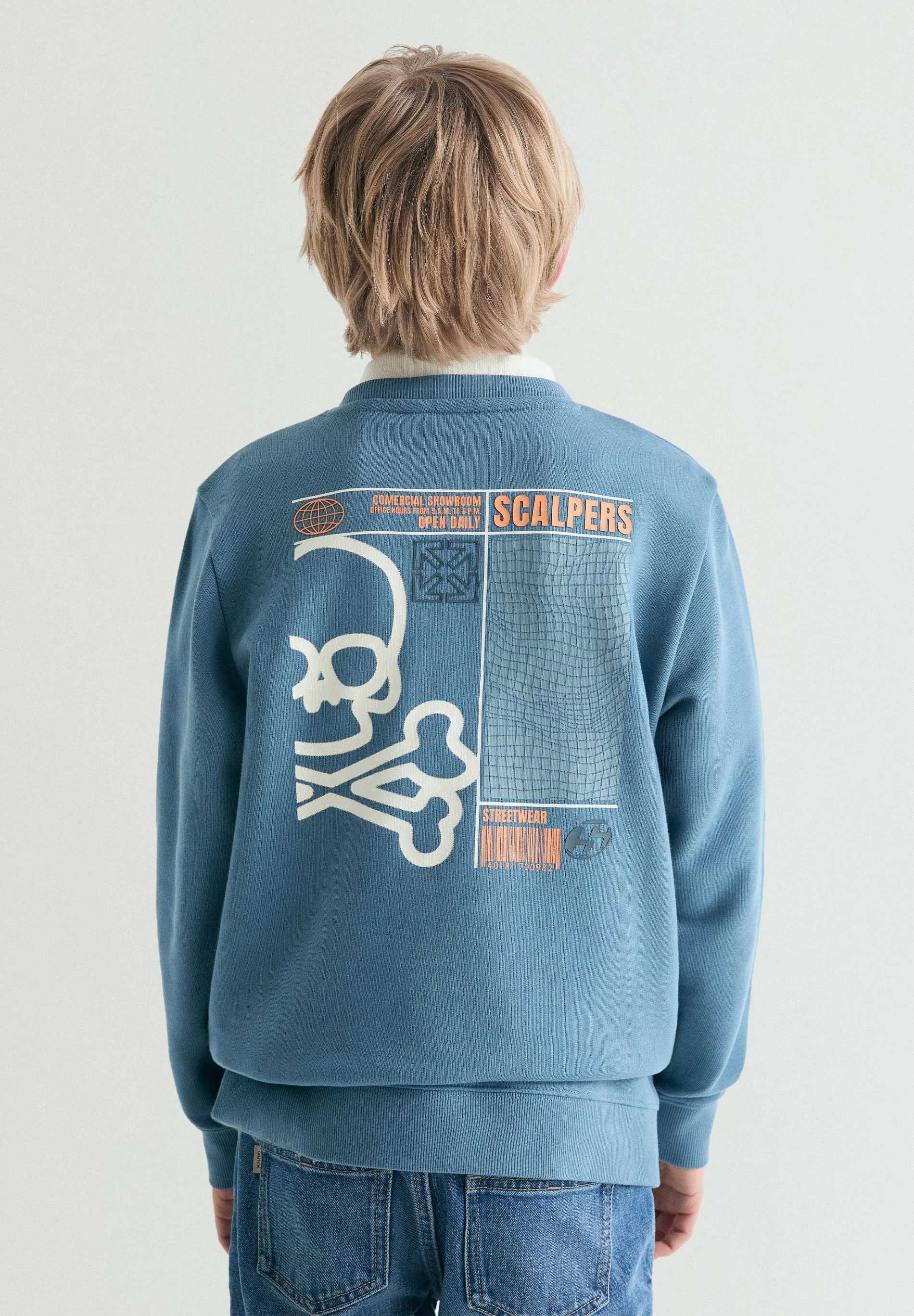 PRINTED SKULL HOODIE