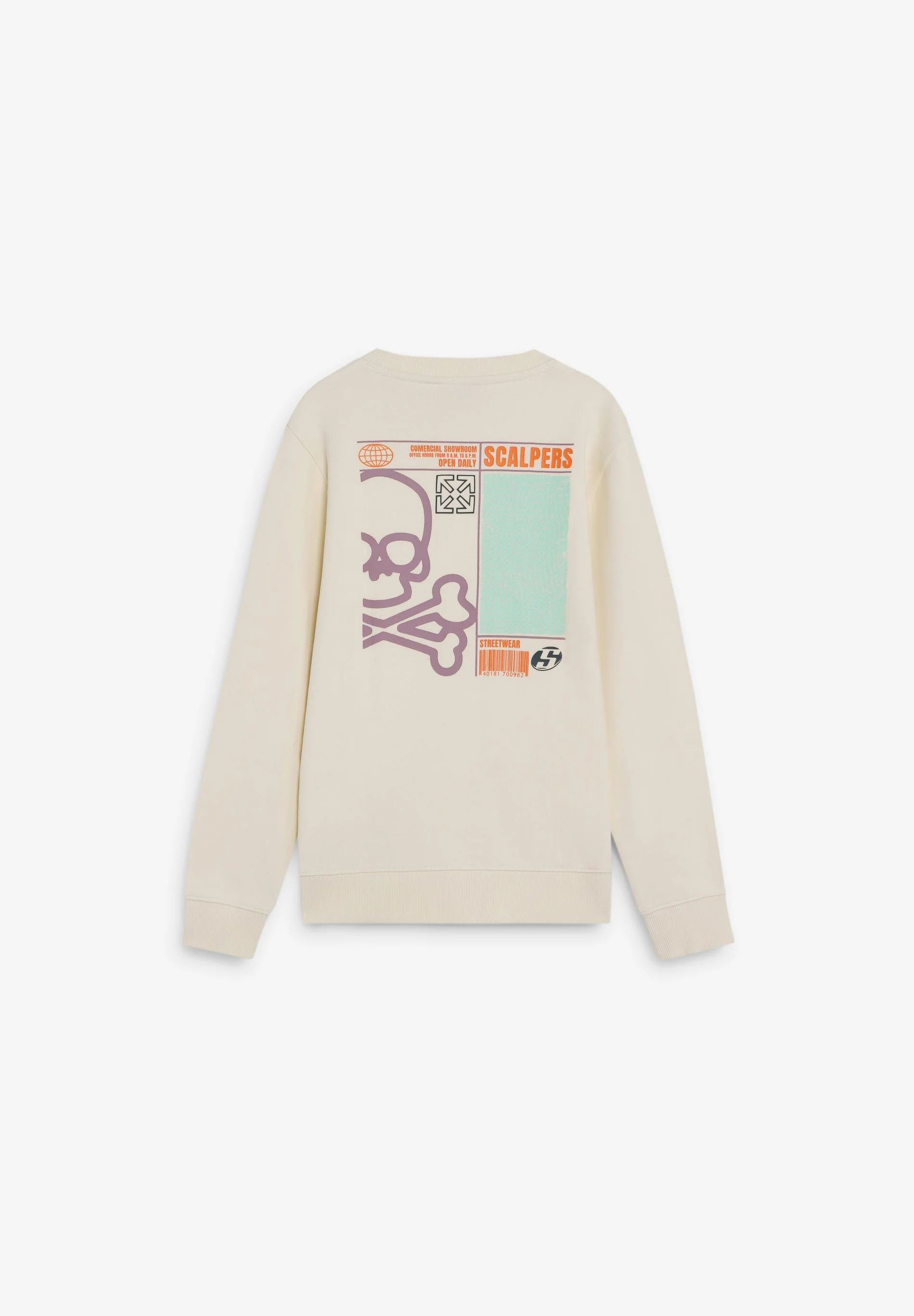 PRINTED SKULL HOODIE - Image 7