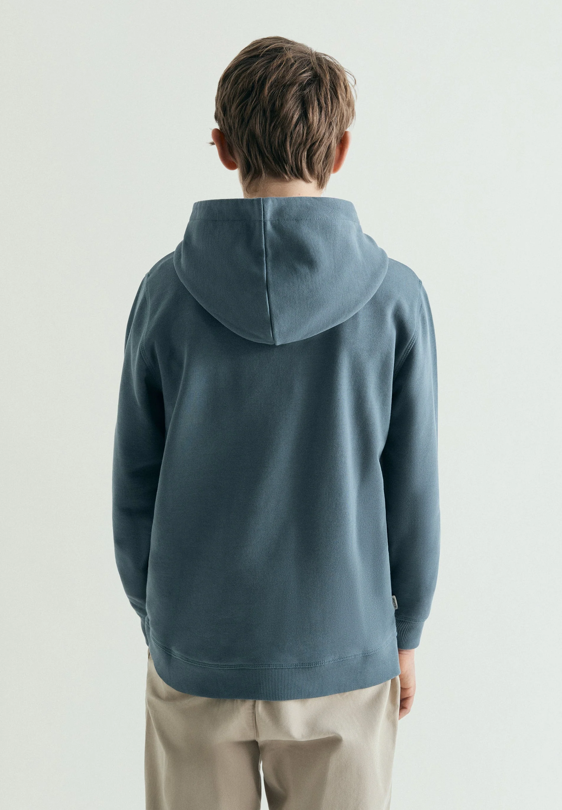 PRINTED SKULL DETAIL HOODIE - Image 4