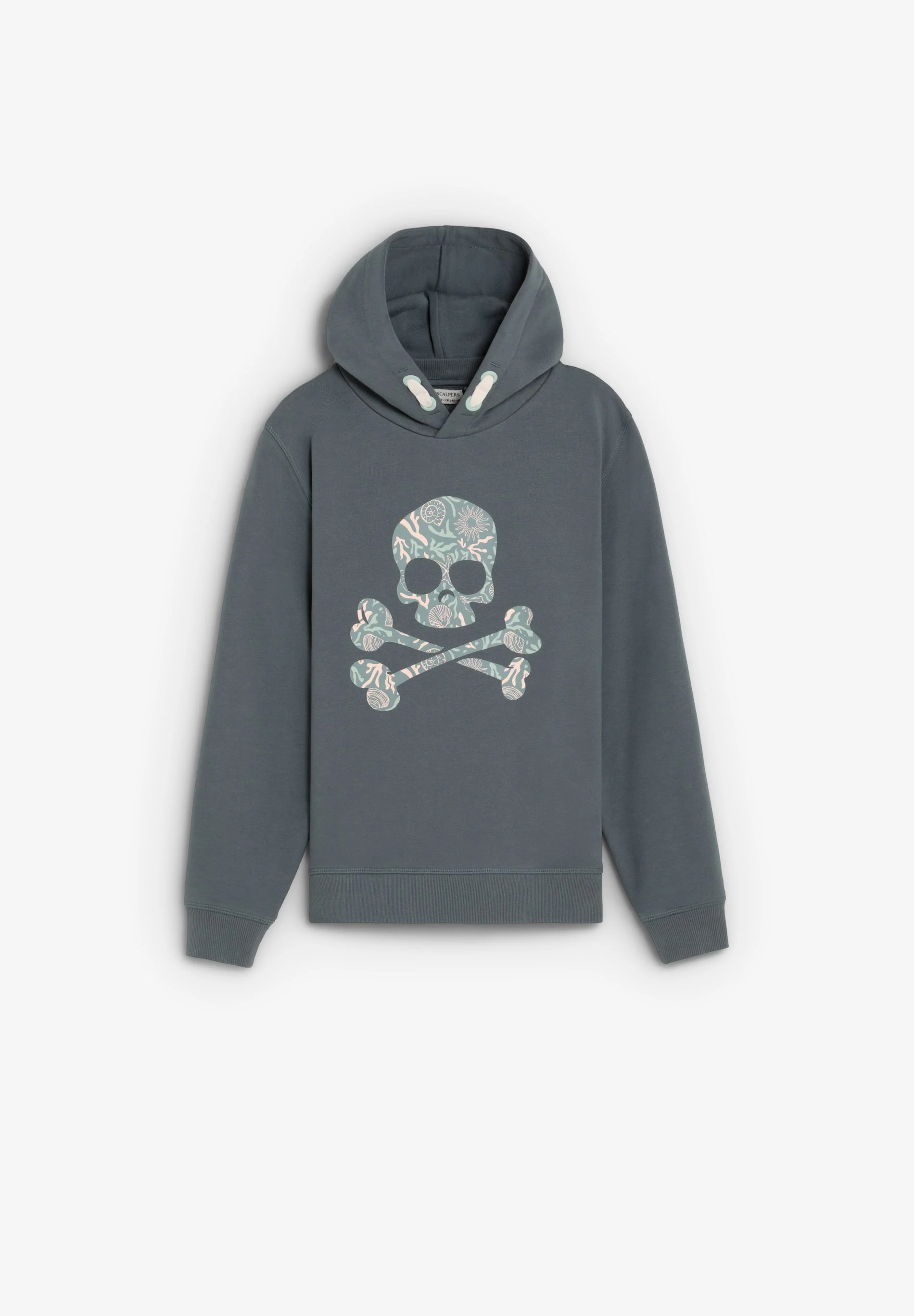 PRINTED SKULL DETAIL HOODIE - Image 5