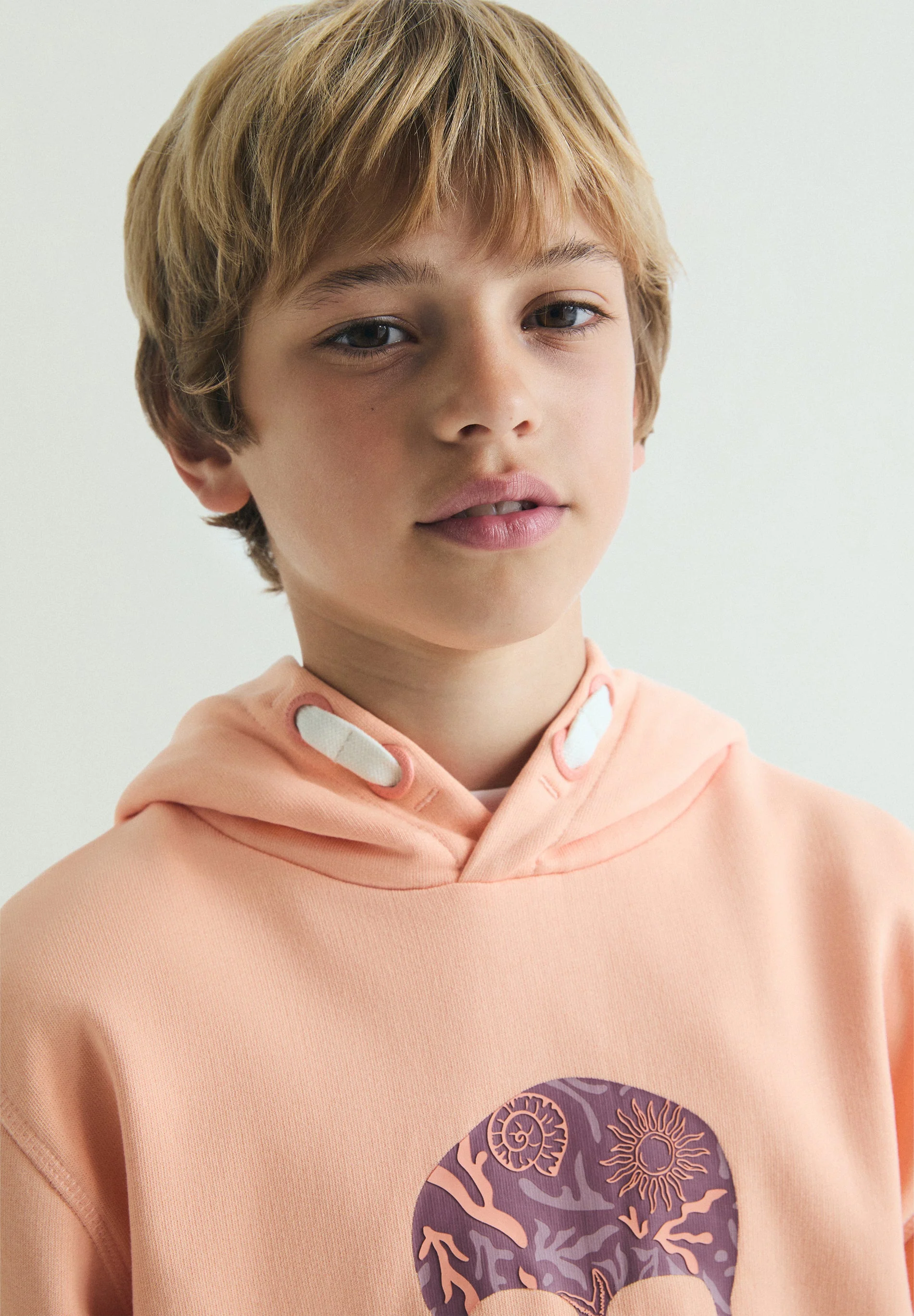 PRINTED SKULL DETAIL HOODIE - Image 3
