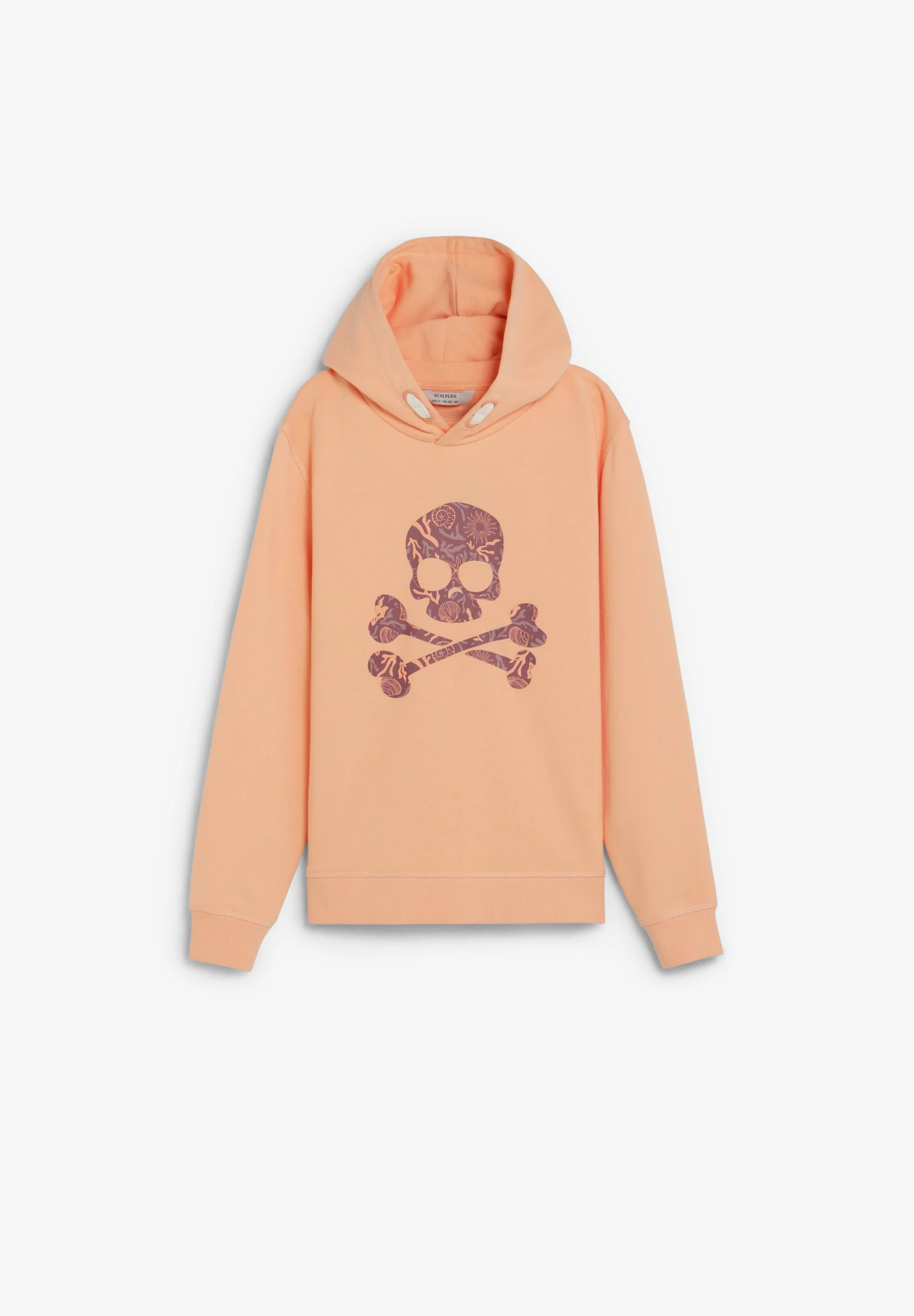 PRINTED SKULL DETAIL HOODIE - Image 5