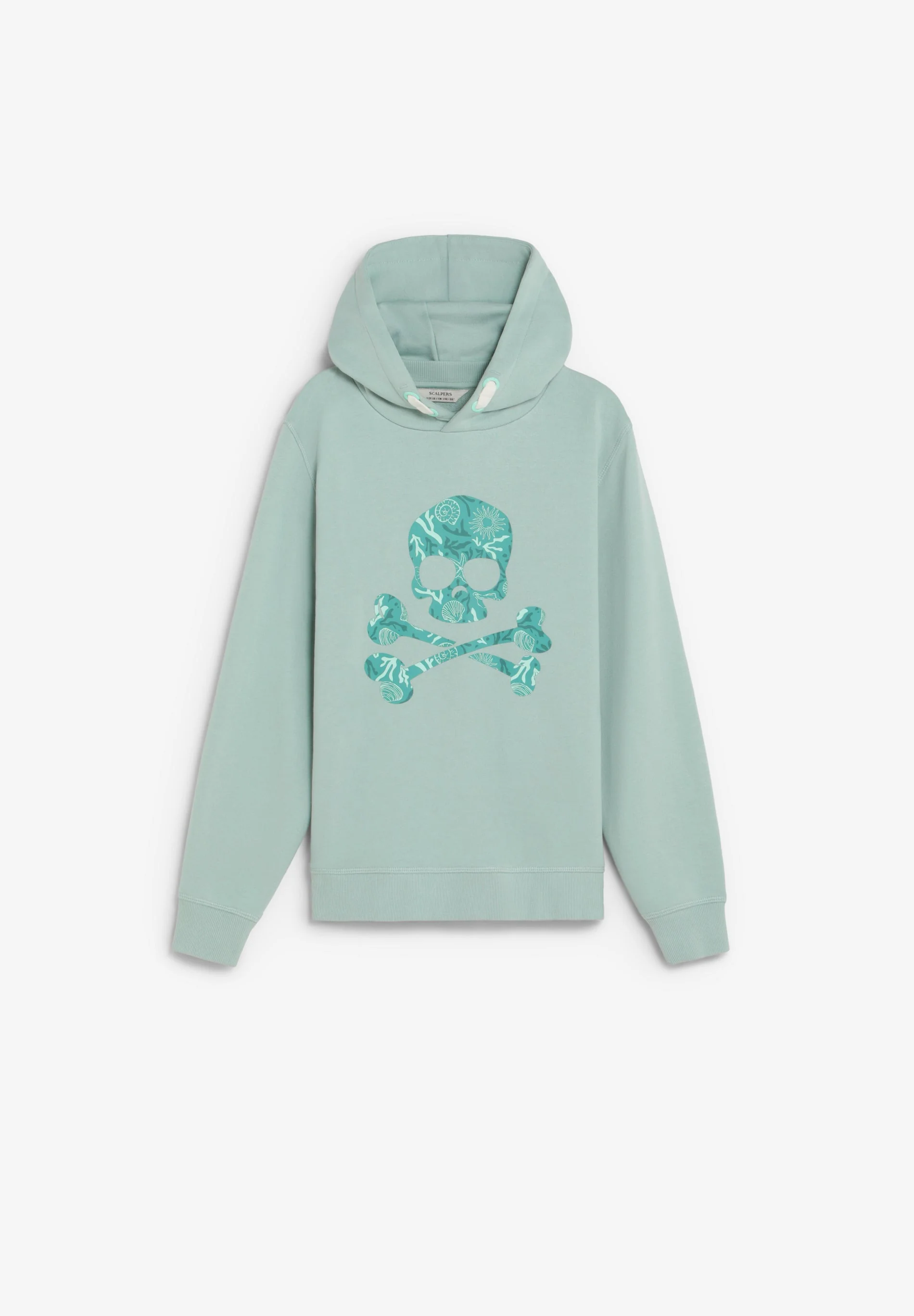 PRINTED SKULL DETAIL HOODIE - Image 4
