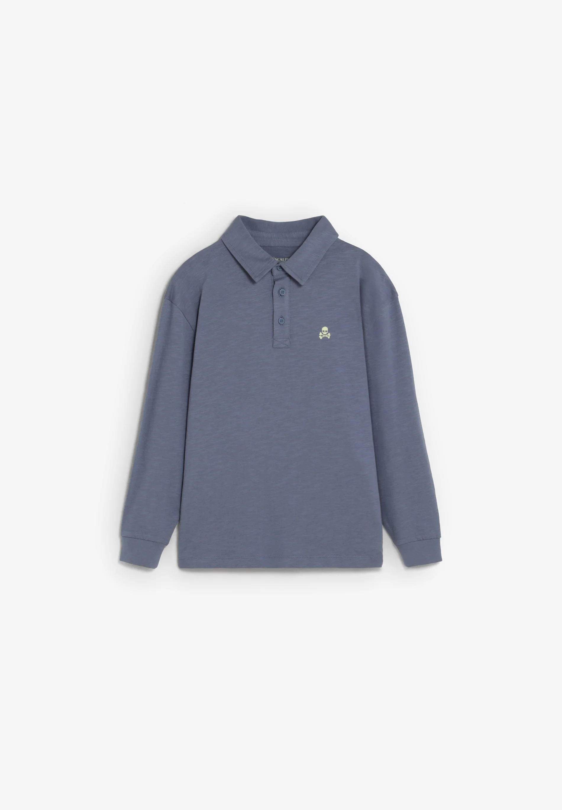 LONG SLEEVE POLO SHIRT WITH CONTRAST PRINT - Image 6