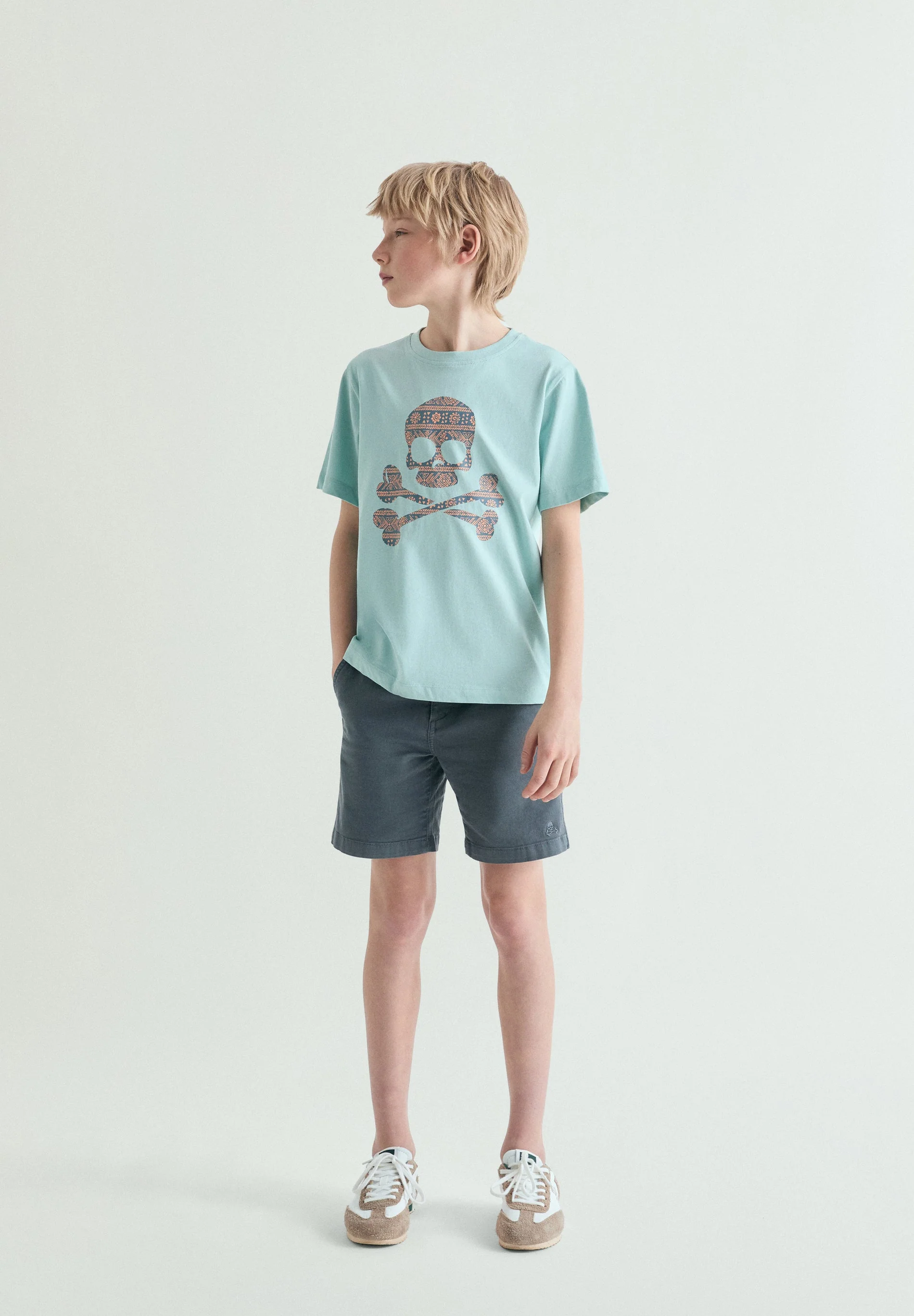 PRINTED SKULL T-SHIRT - Image 2